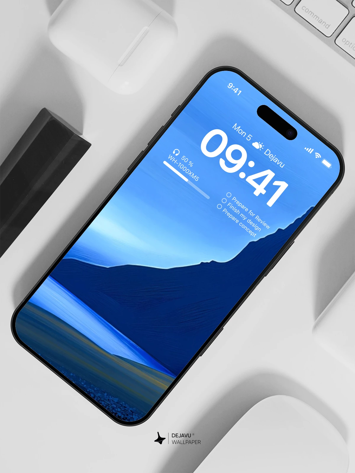Scenic Mountain and Church Wallpaper 4K for iPhone Lock Screen