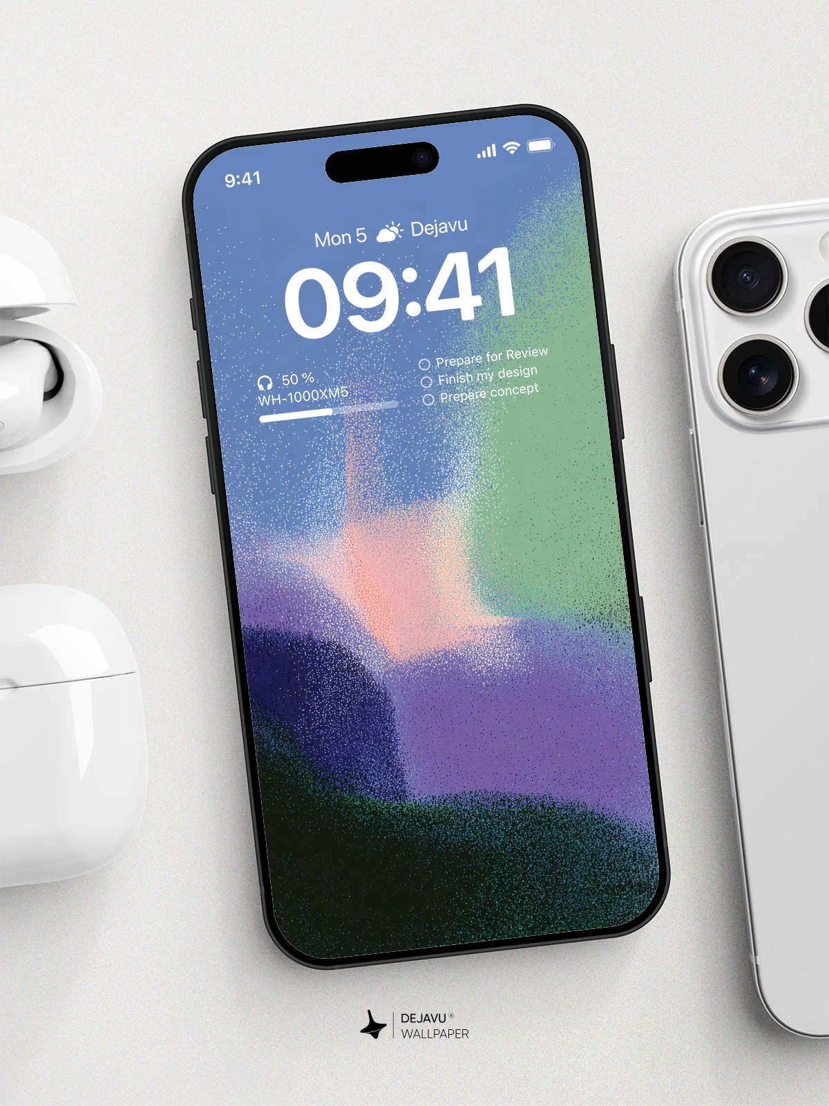 Abstract Gradient Wallpaper 4K for iPhone Lock Screen