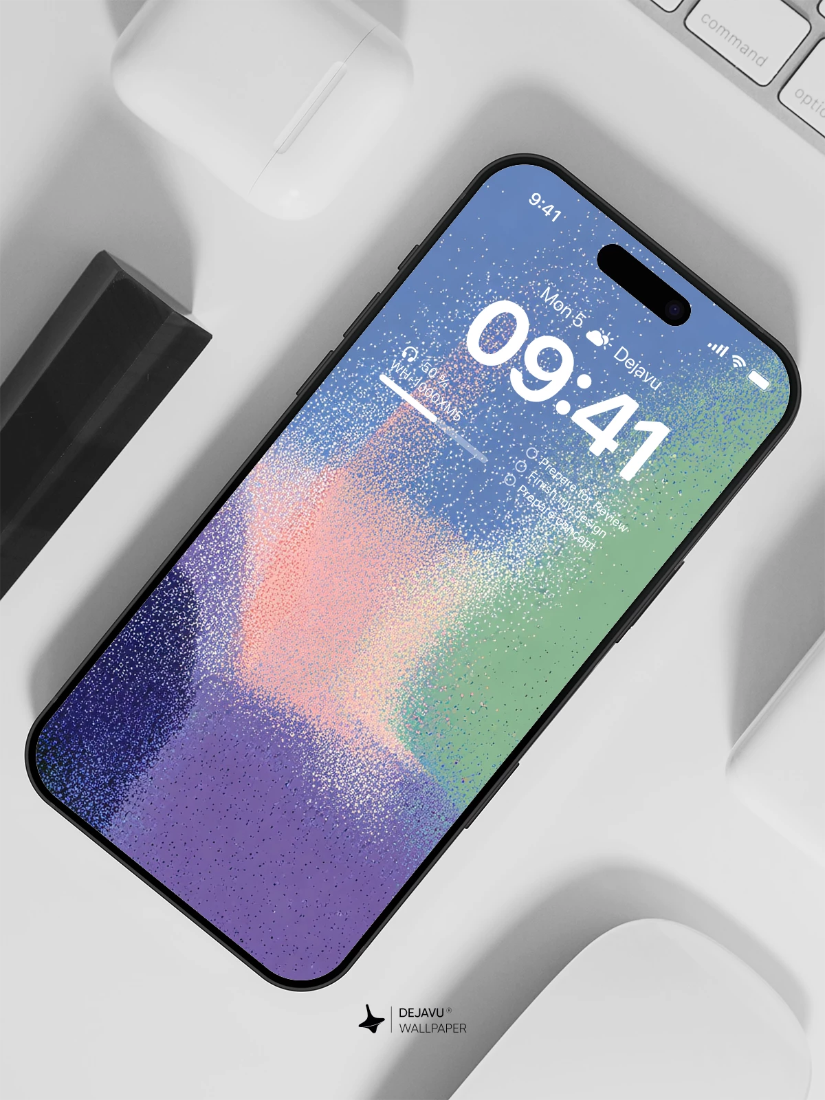 Abstract Gradient Wallpaper 4K for iPhone Lock Screen