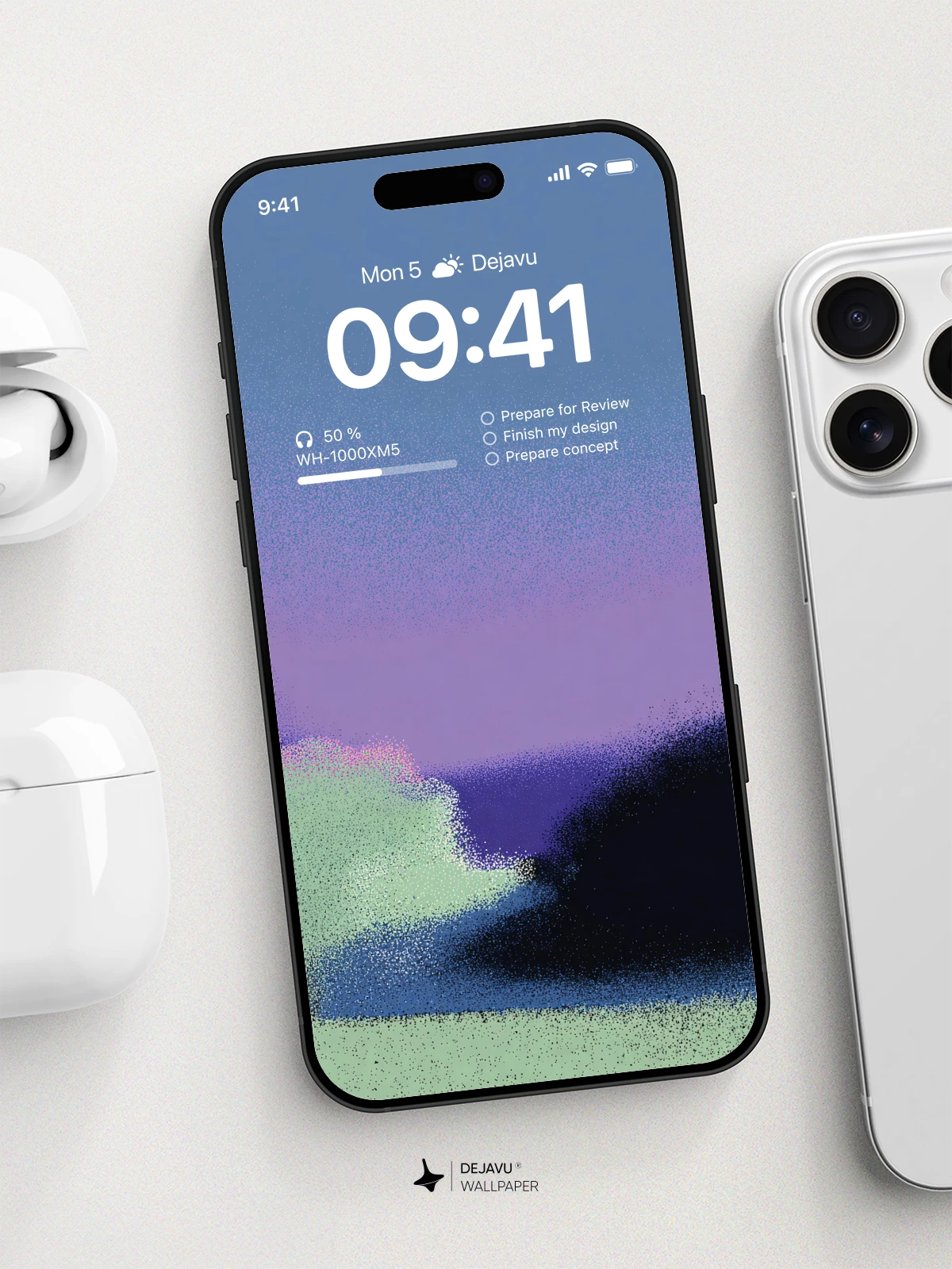 Abstract Gradient Wallpaper 4K for iPhone Lock Screen