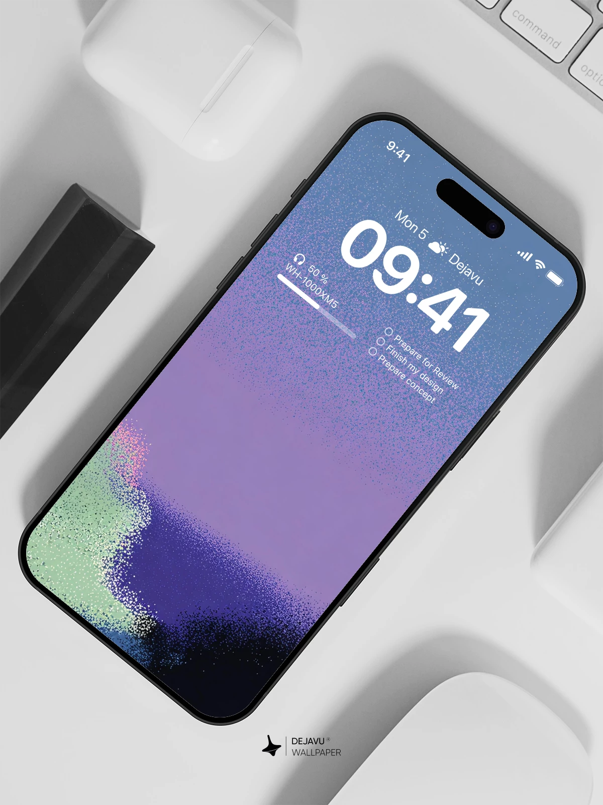 Abstract Gradient Wallpaper 4K for iPhone Lock Screen