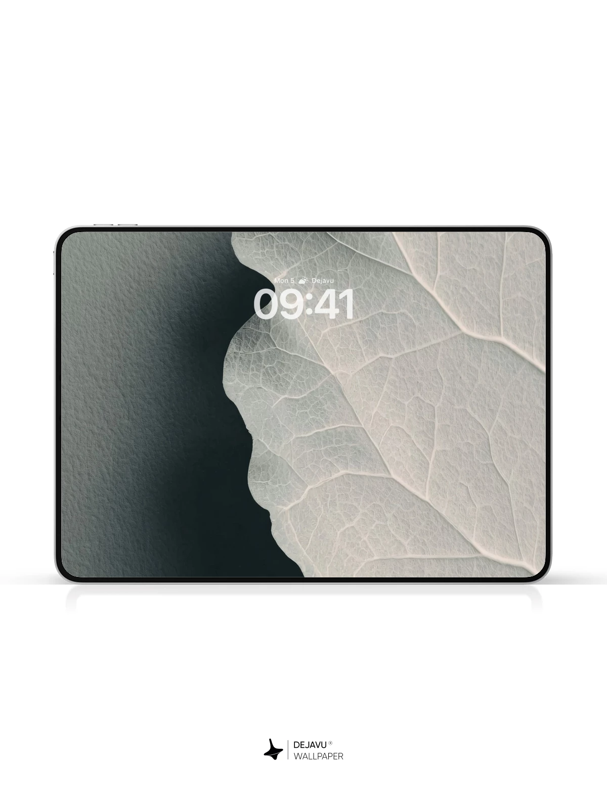 White Leaf Texture Wallpaper 4K for iPhone Lock Screen