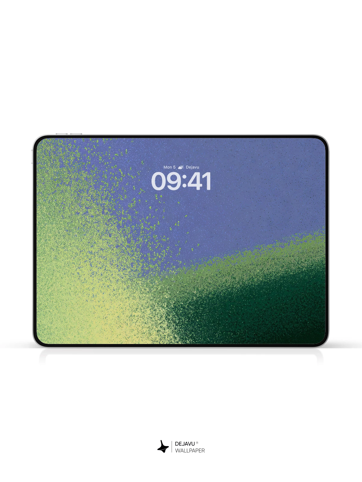 Abstract Green and Blue Wallpaper 4K for iPhone Lock Screen