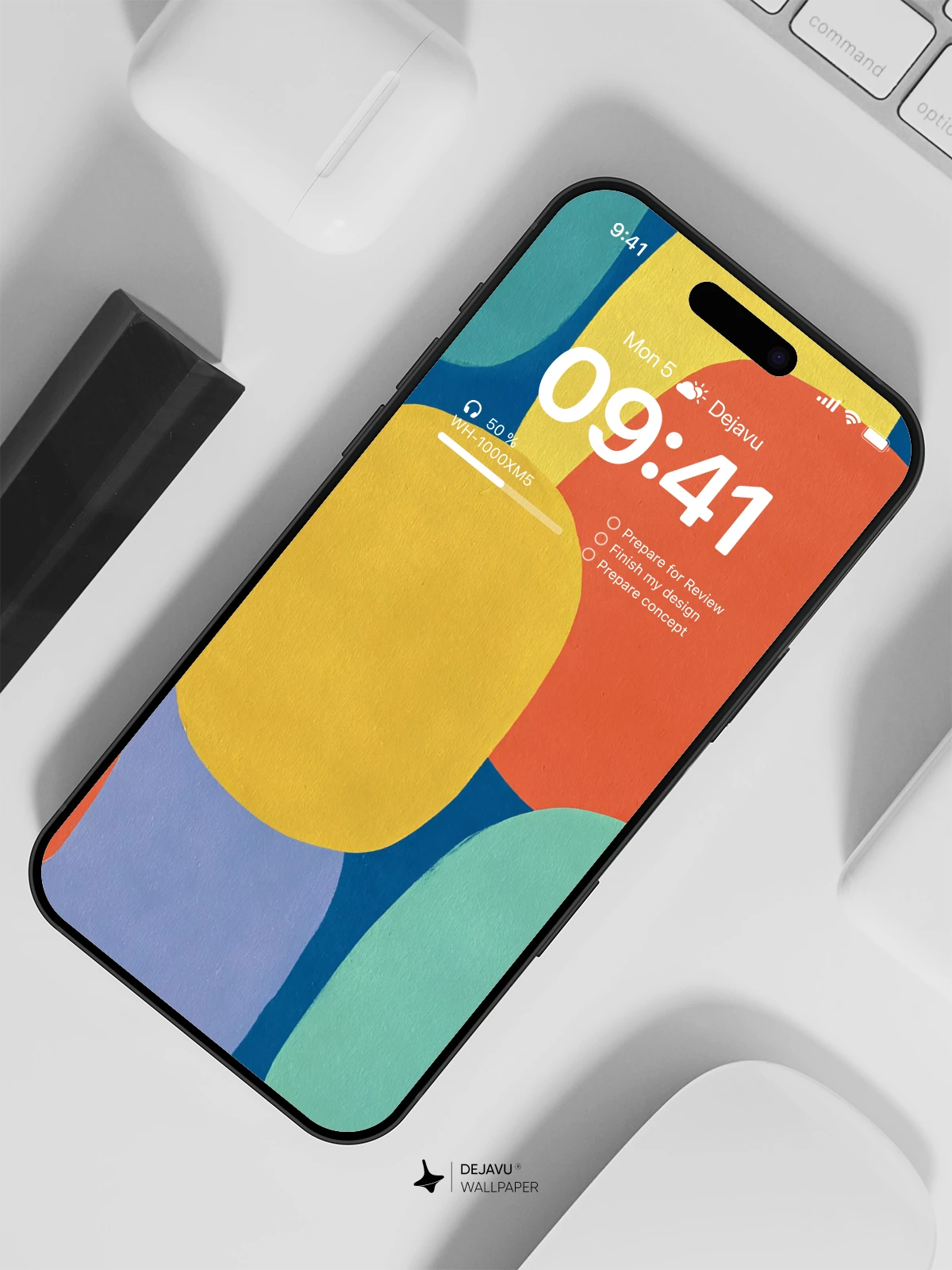 Abstract Shapes Wallpaper 4K for iPhone Lock Screen