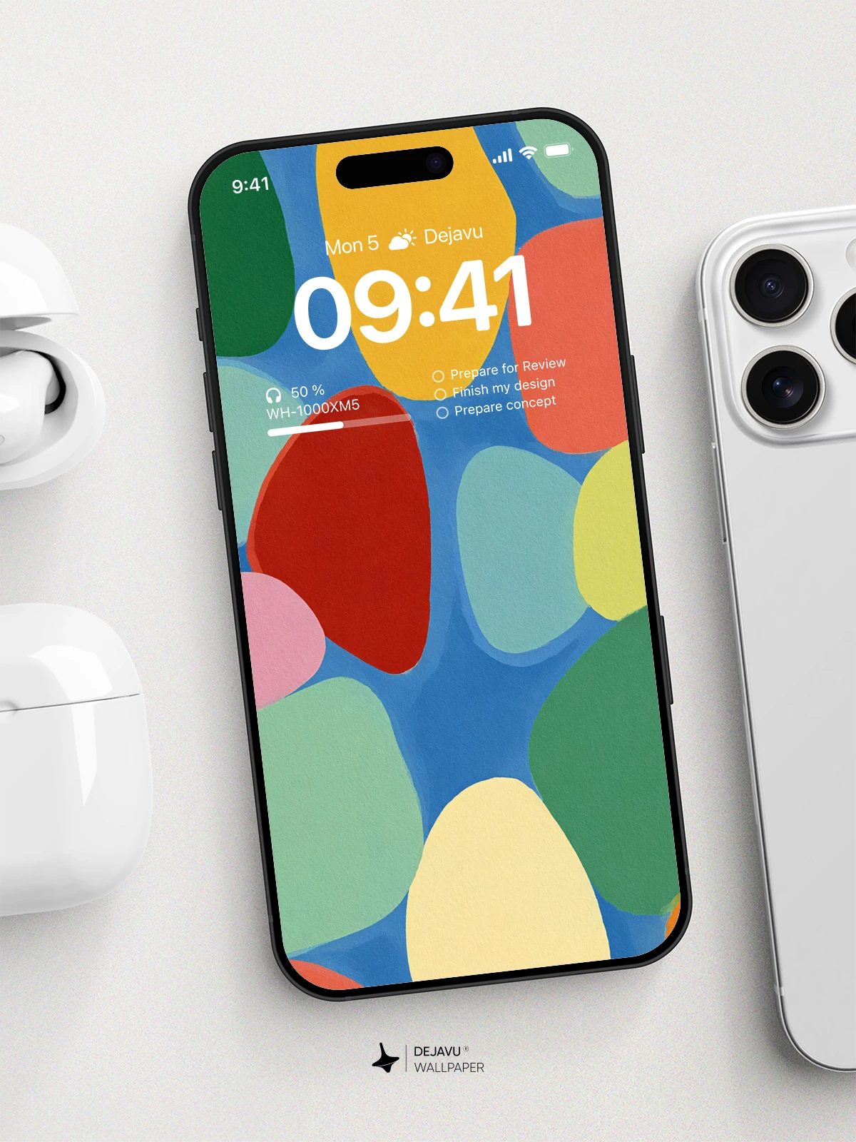 Colorful Abstract Wallpaper 4K for iPhone Lock Screen