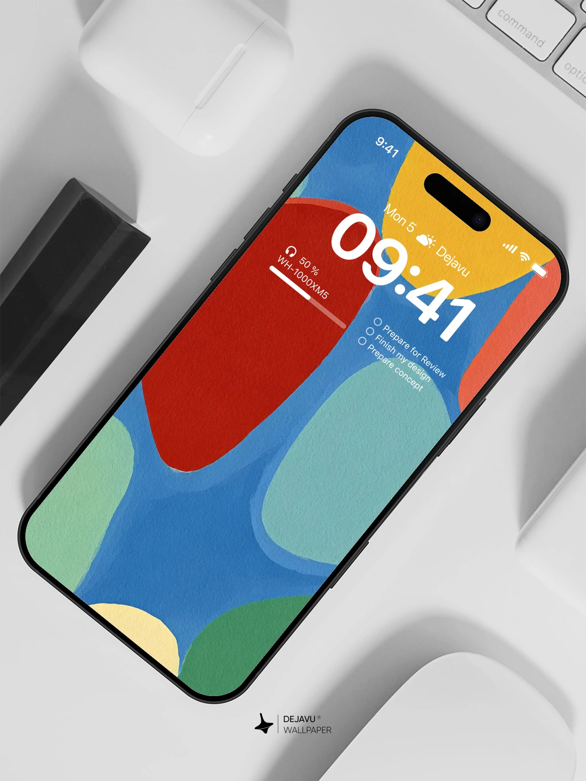 Colorful Abstract Wallpaper 4K for iPhone Lock Screen