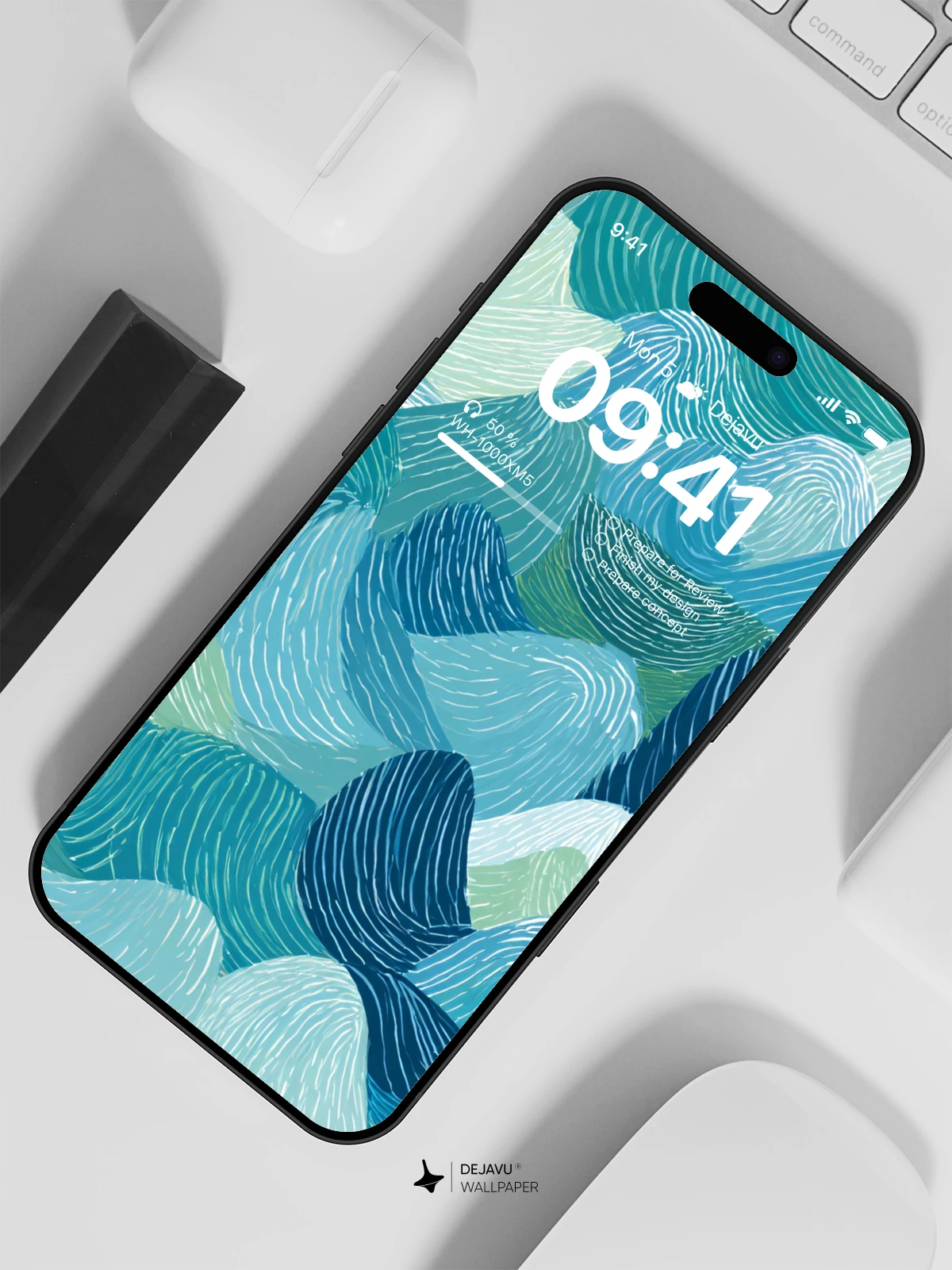 Abstract Wave Wallpaper 4K for iPhone Lock Screen