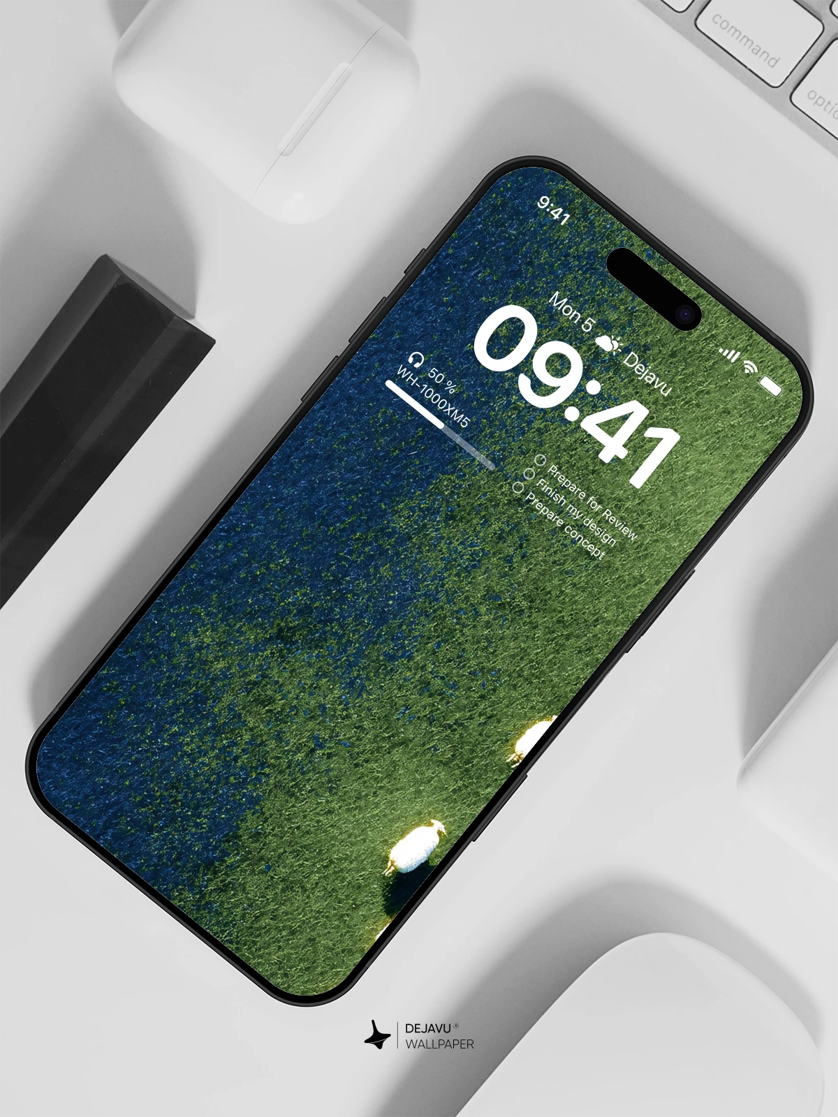 Sheep in Field Wallpaper 4K for iPhone Lock Screen