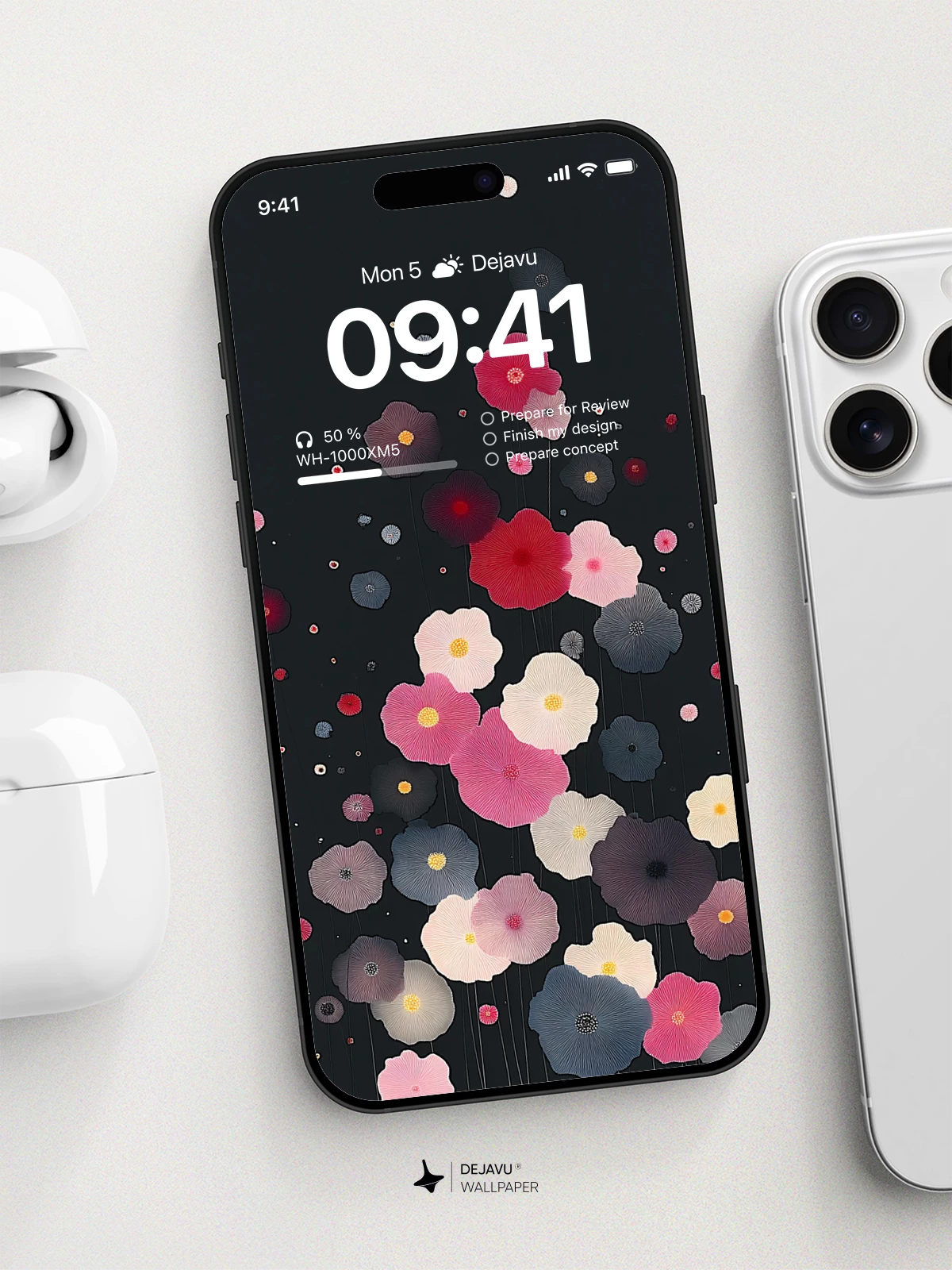 Floral Wallpaper 4K for iPhone Lock Screen
