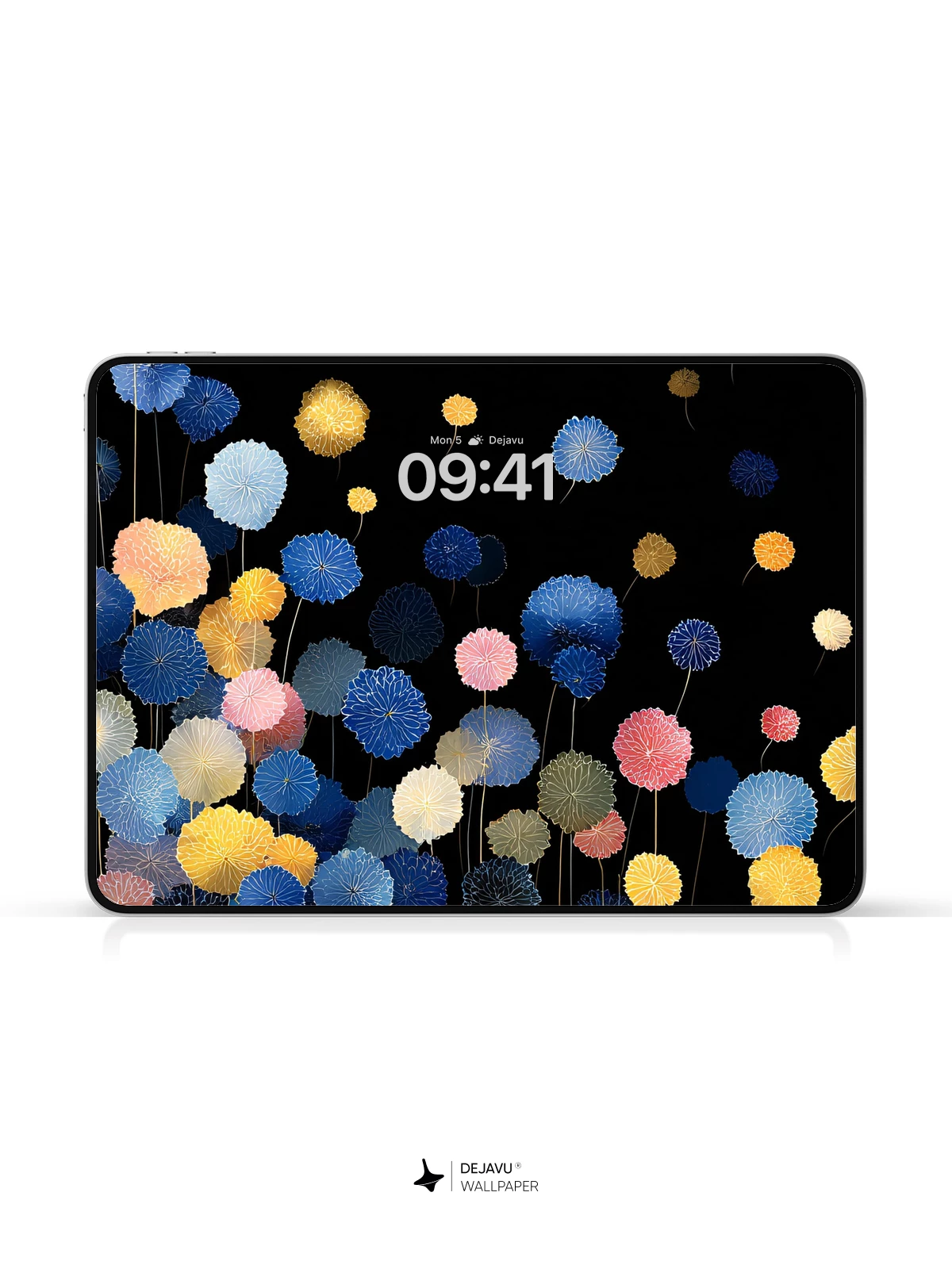 Colorful Abstract Floral Wallpaper 4K for iPhone Lock Screen