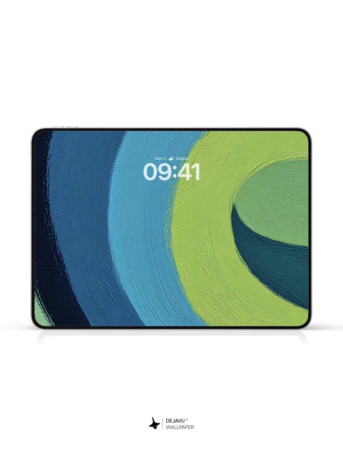 Blue and Green Abstract Wallpaper 4K for iPhone Lock Screen