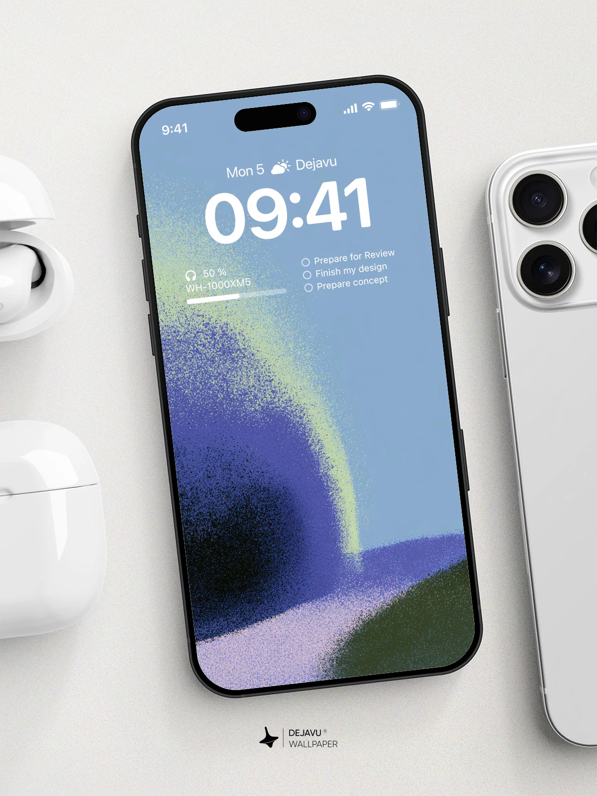 Abstract Gradient Wallpaper 4K for iPhone Lock Screen
