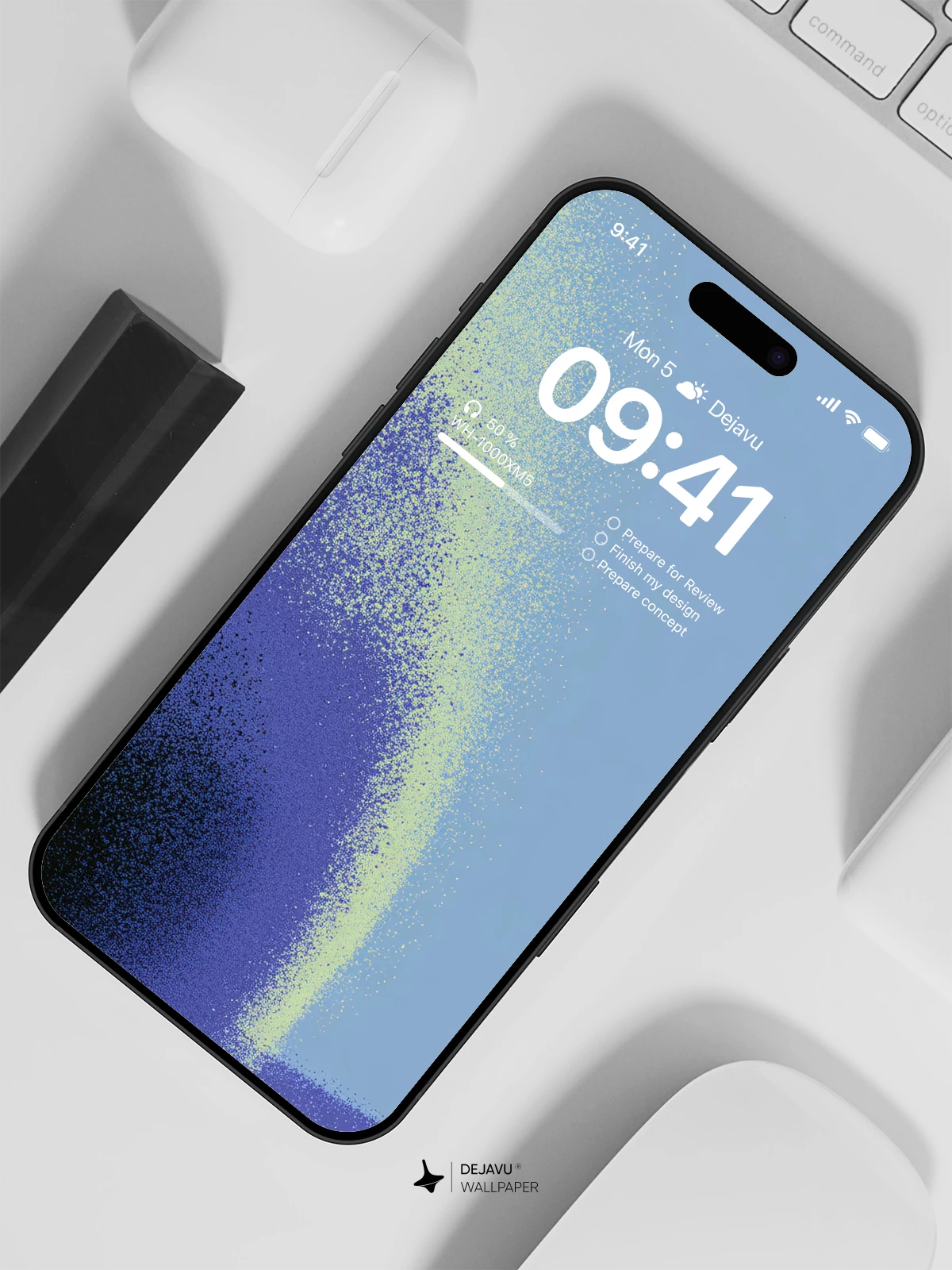 Abstract Gradient Wallpaper 4K for iPhone Lock Screen