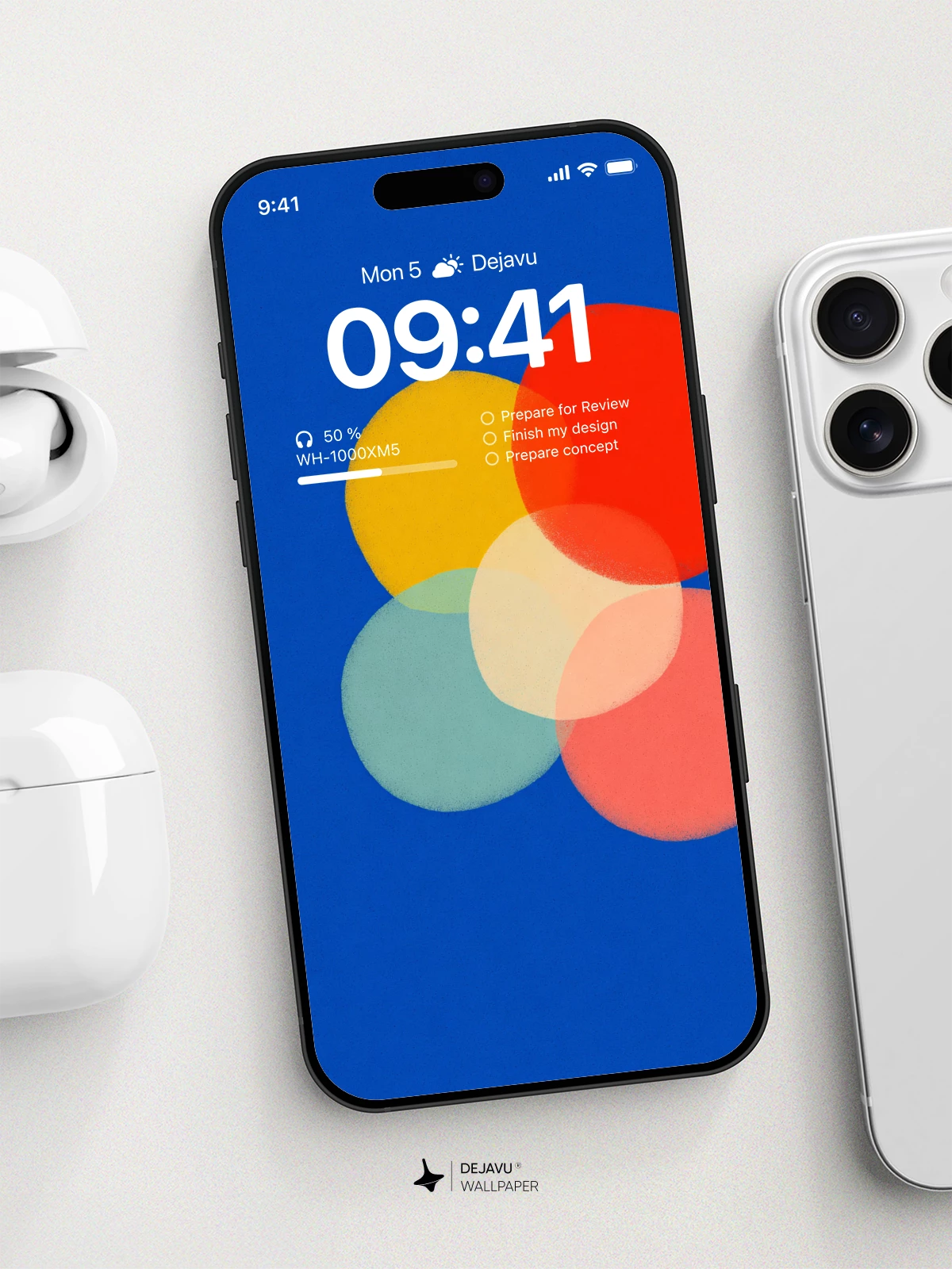 Colorful Circles Wallpaper 4K for iPhone Lock Screen