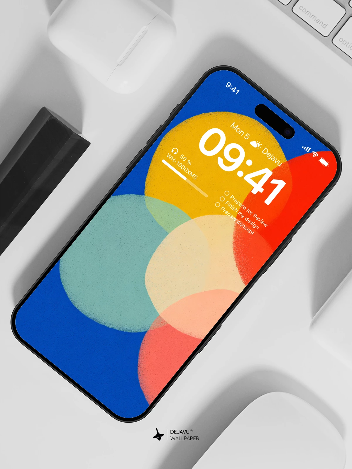 Colorful Circles Wallpaper 4K for iPhone Lock Screen