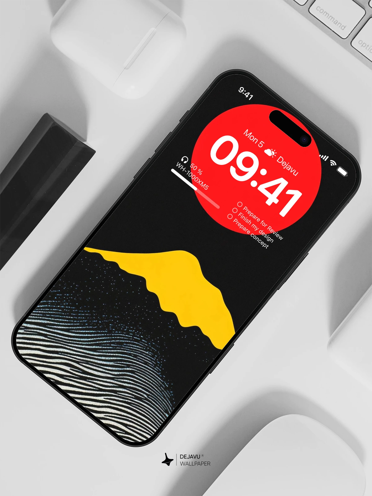 Mount Fuji Minimal Wallpaper 4K for iPhone Lock Screen