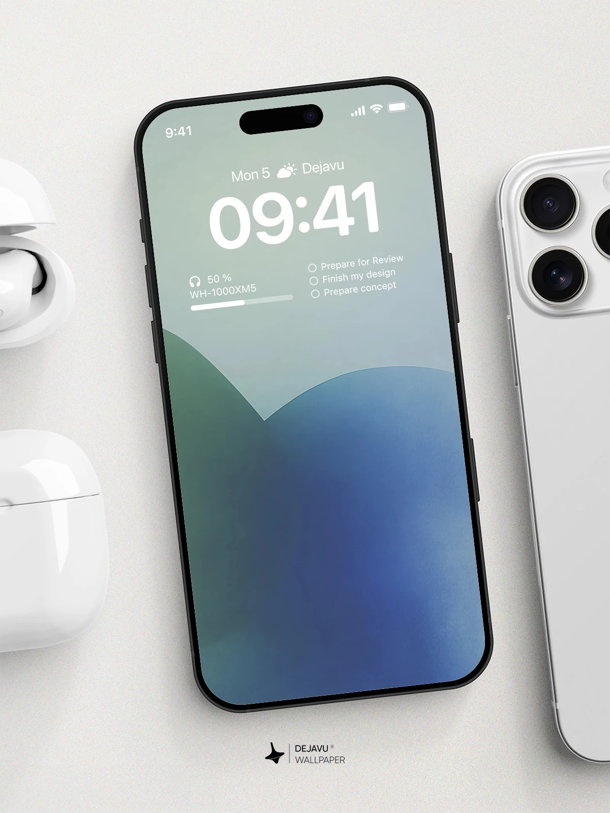 Abstract Gradient Wallpaper 4K for iPhone Lock Screen