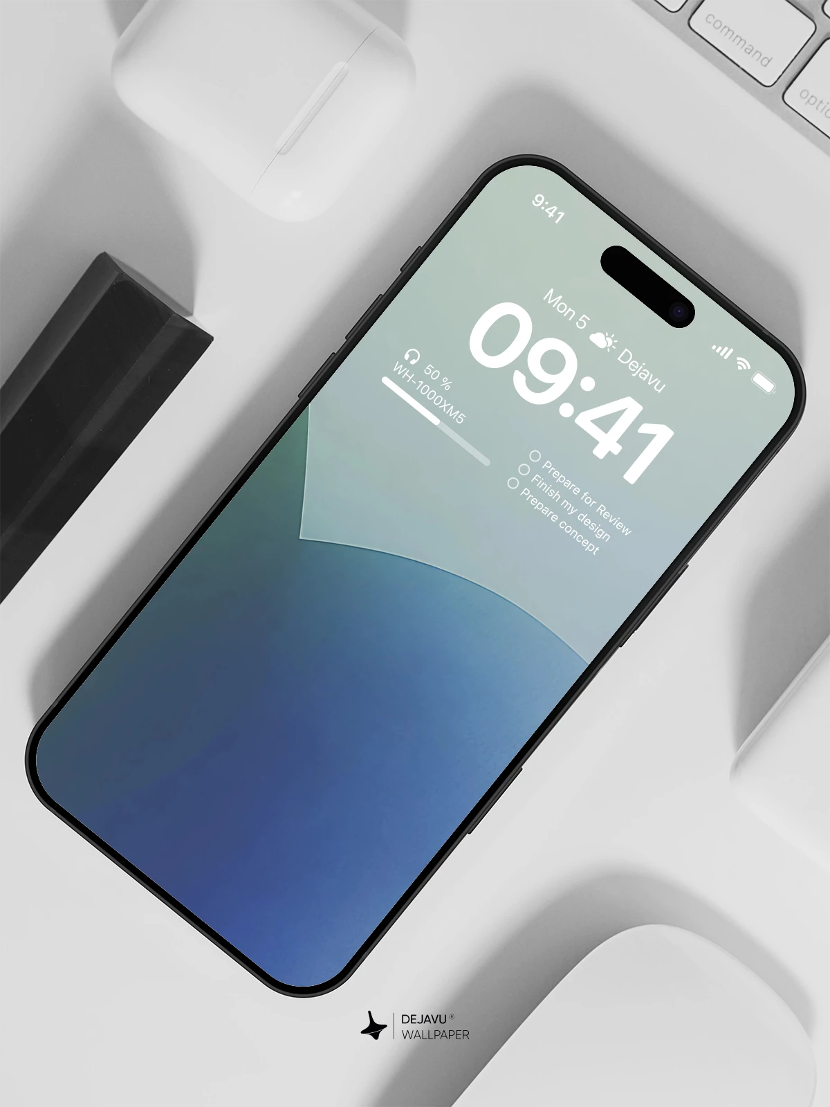 Abstract Gradient Wallpaper 4K for iPhone Lock Screen