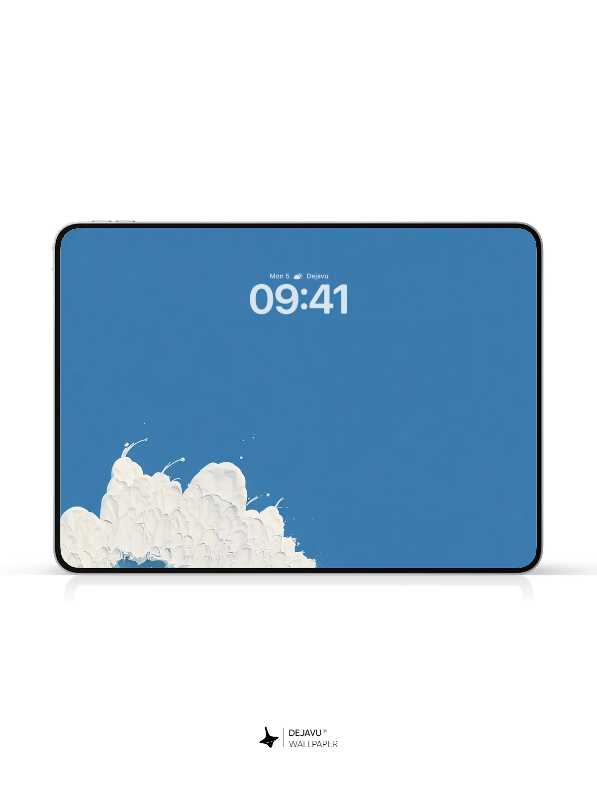 Blue Sky Clouds Wallpaper 4K for iPhone Lock Screen