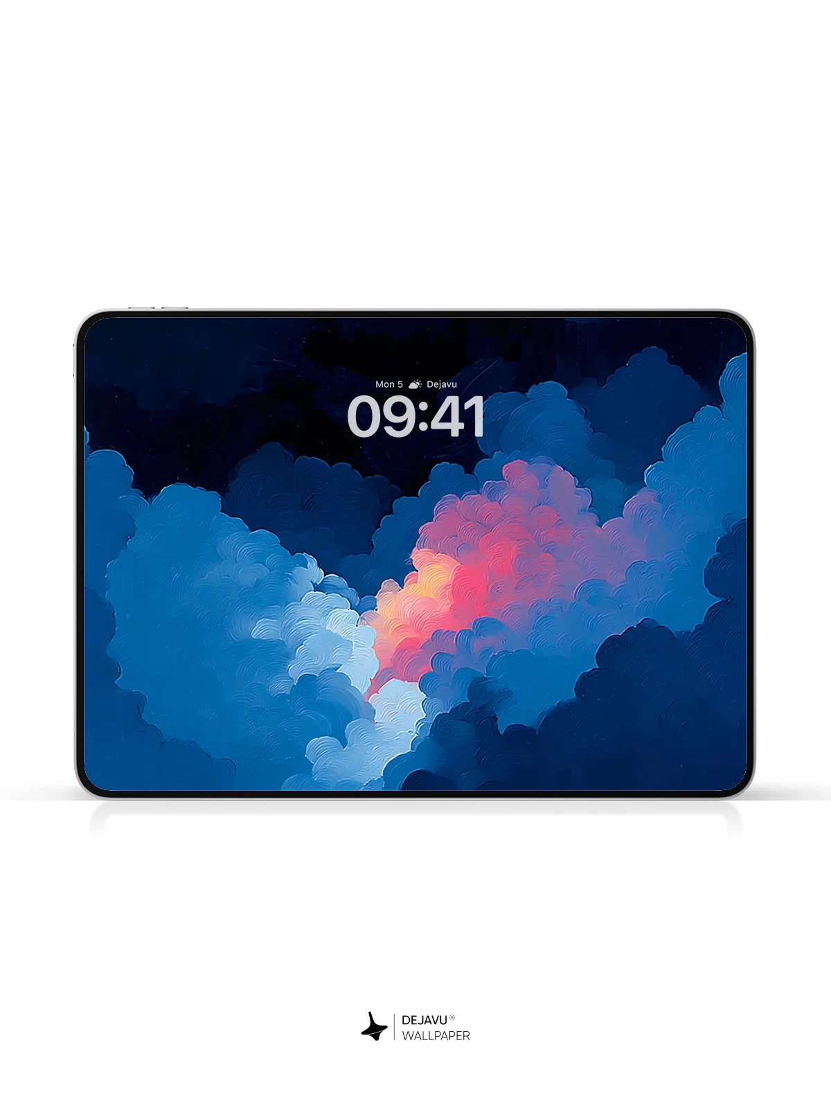 Blue and Pink Cloud Wallpaper 4K for iPhone Lock Screen