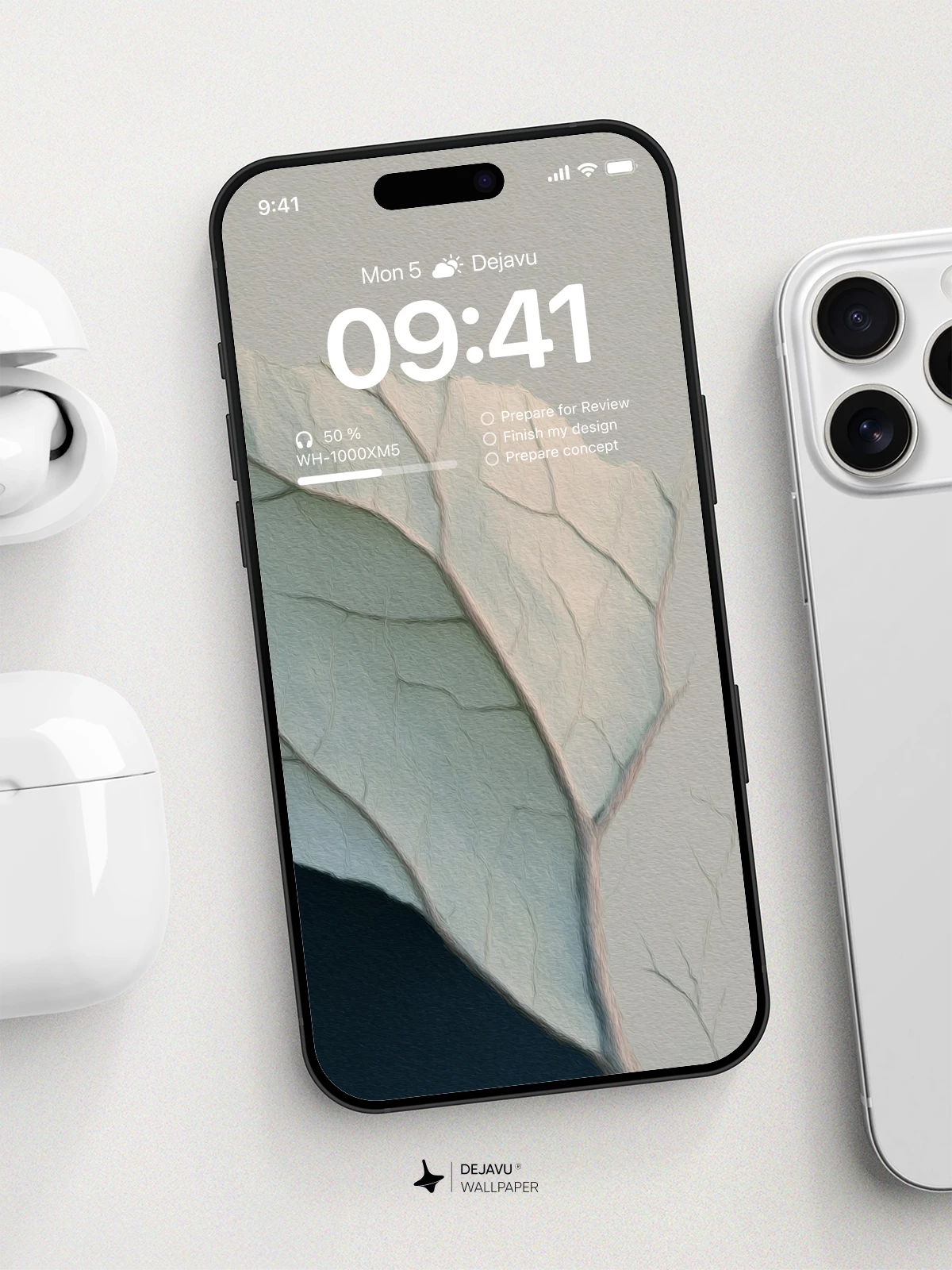 Leaf Wallpaper 4K for iPhone Lock Screen