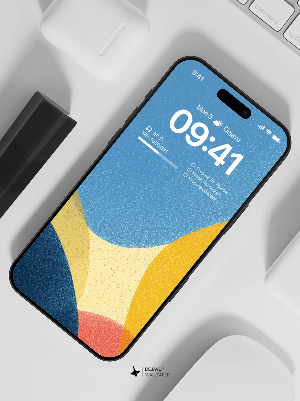 Abstract Geometric Shapes Wallpaper 4K for iPhone Lock Screen