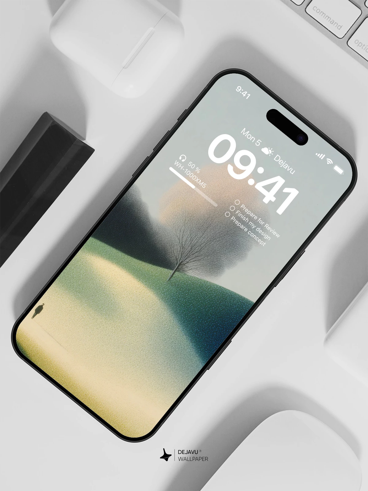 Minimalist Landscape Wallpaper 4K for iPhone Lock Screen