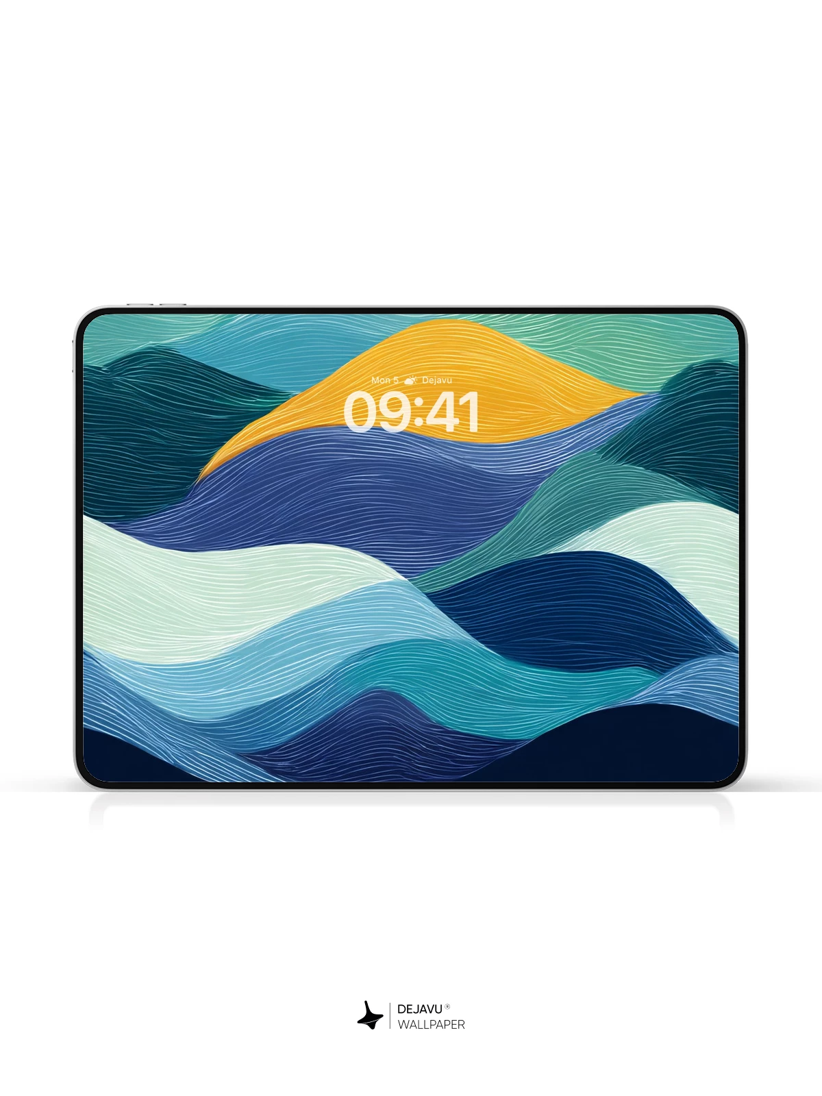 Abstract Waves Wallpaper 4K for iPhone Lock Screen