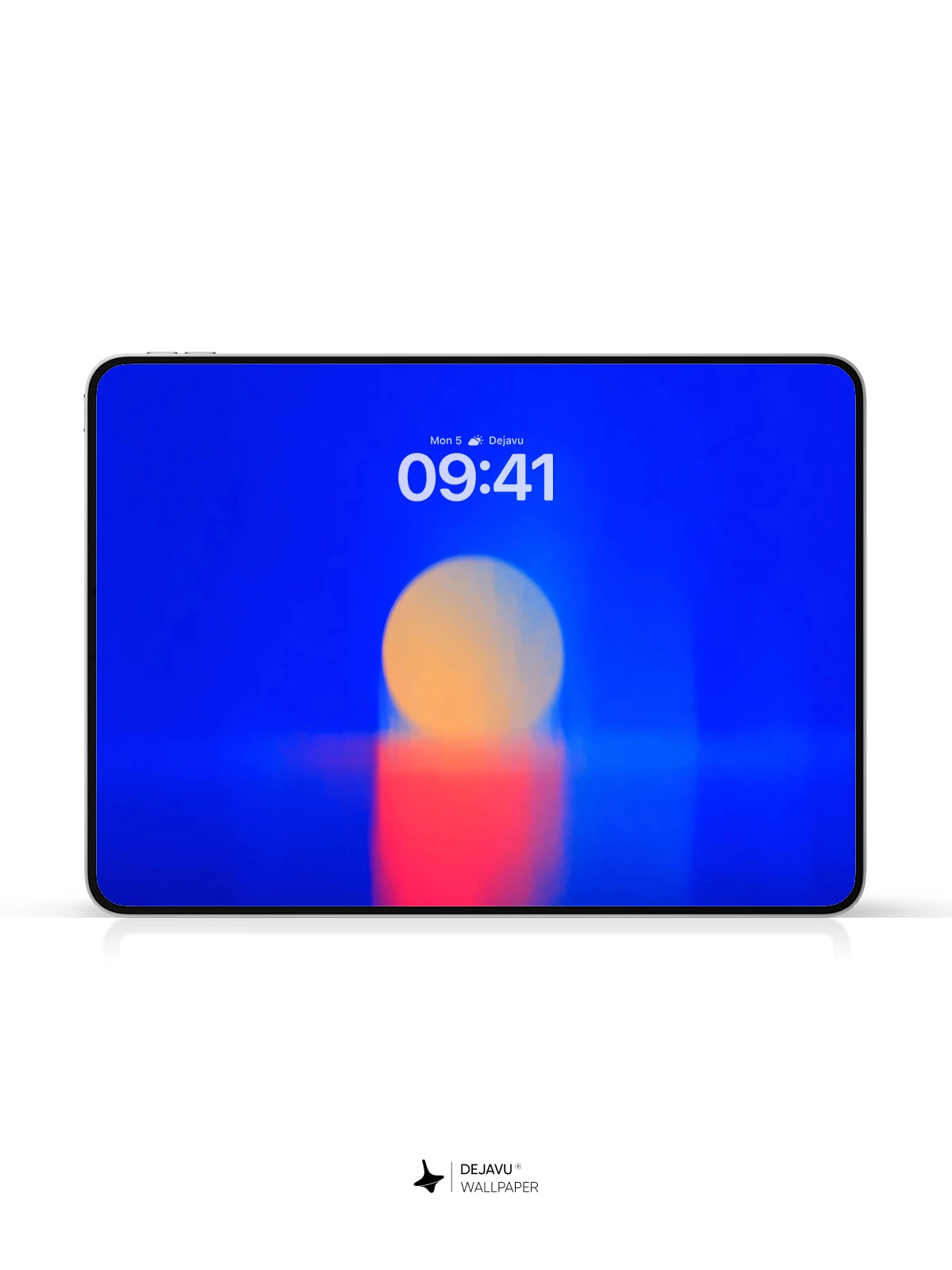 Blue and Red Gradient Wallpaper 4K for iPhone Lock Screen