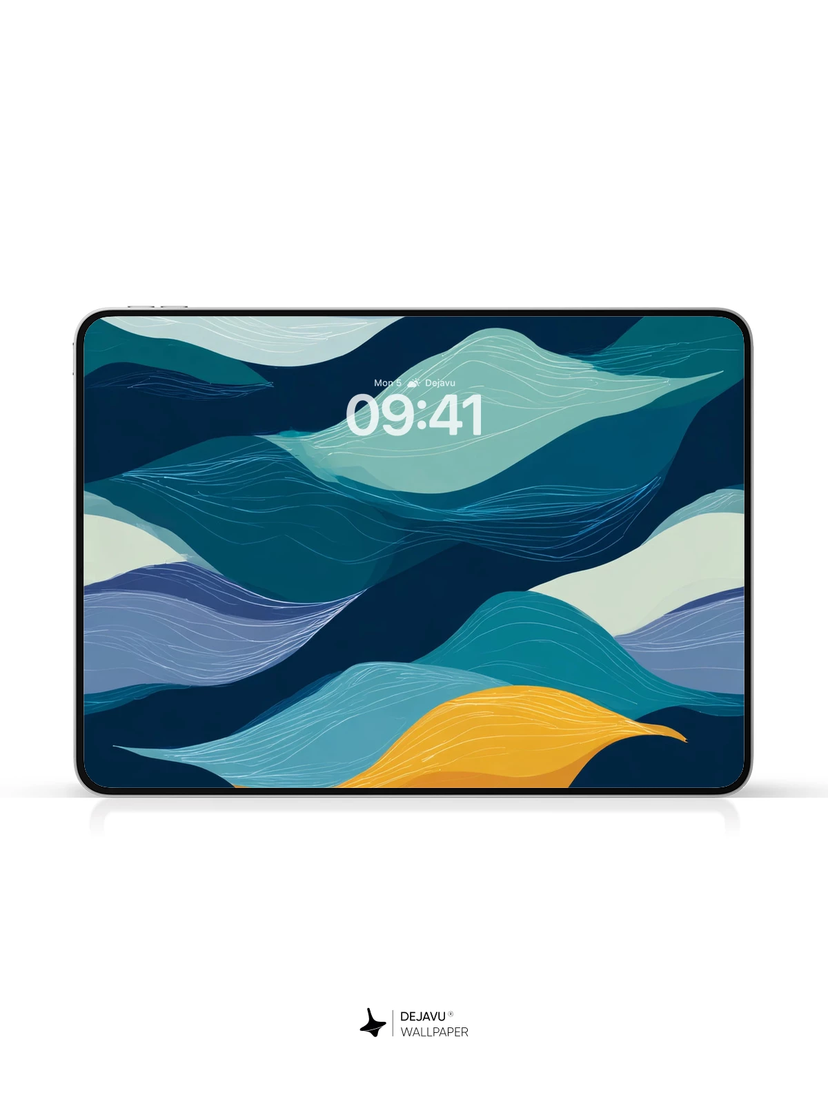 Abstract Waves Wallpaper 4K for iPhone Lock Screen