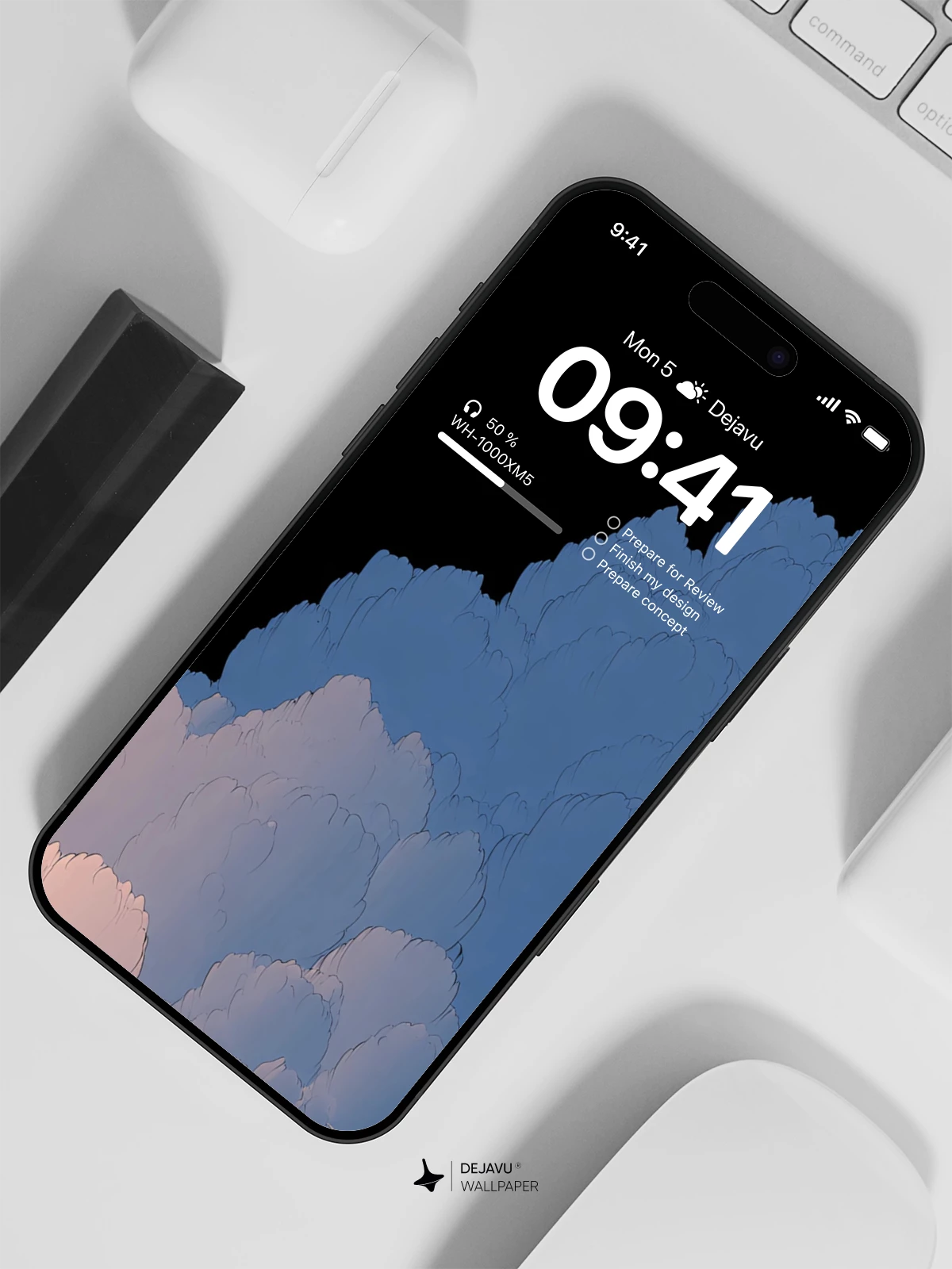 Blue Cloud Wallpaper 4K for Mobile Background