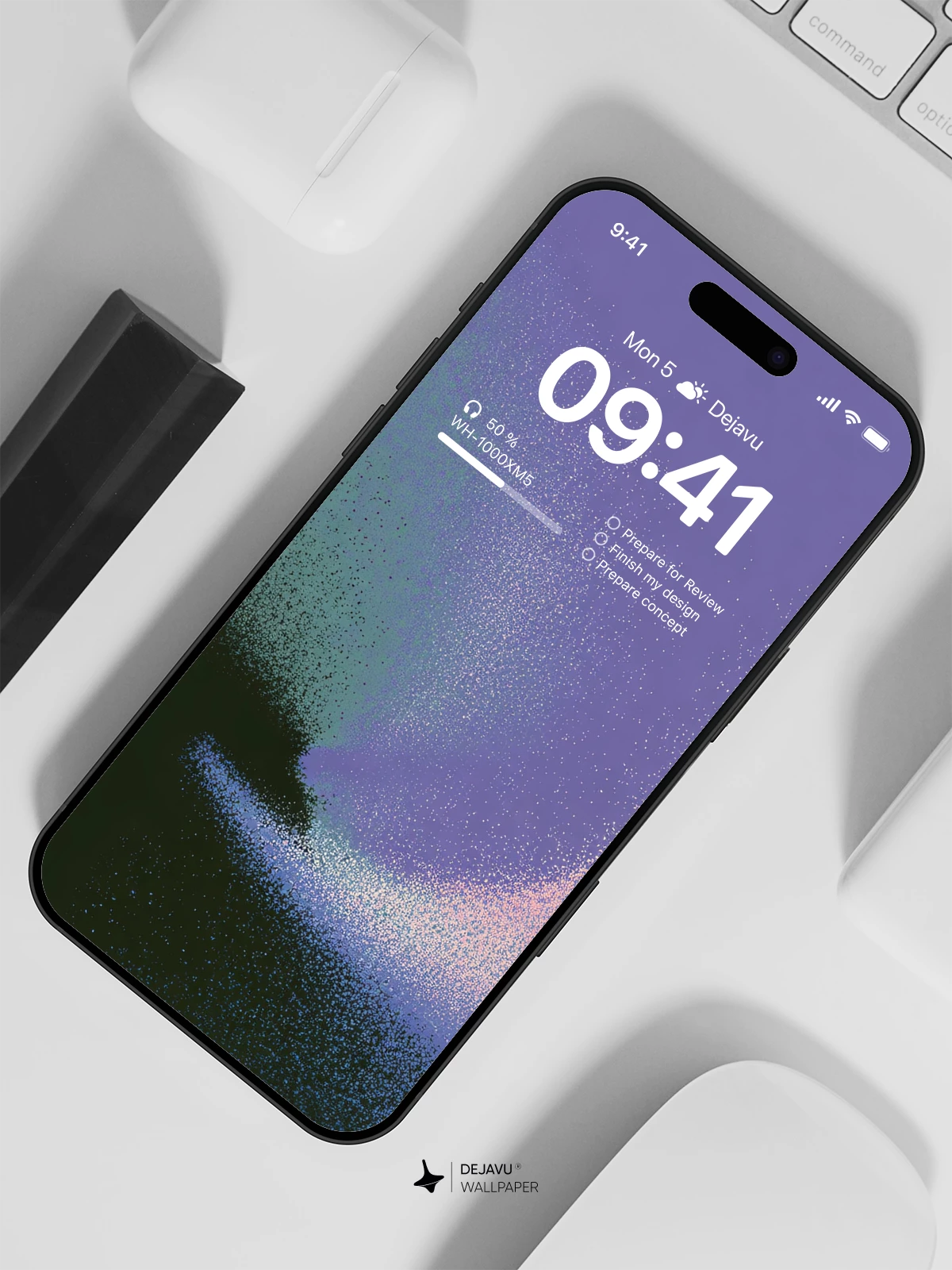 Abstract Gradient Wallpaper 4K for iPhone Lock Screen