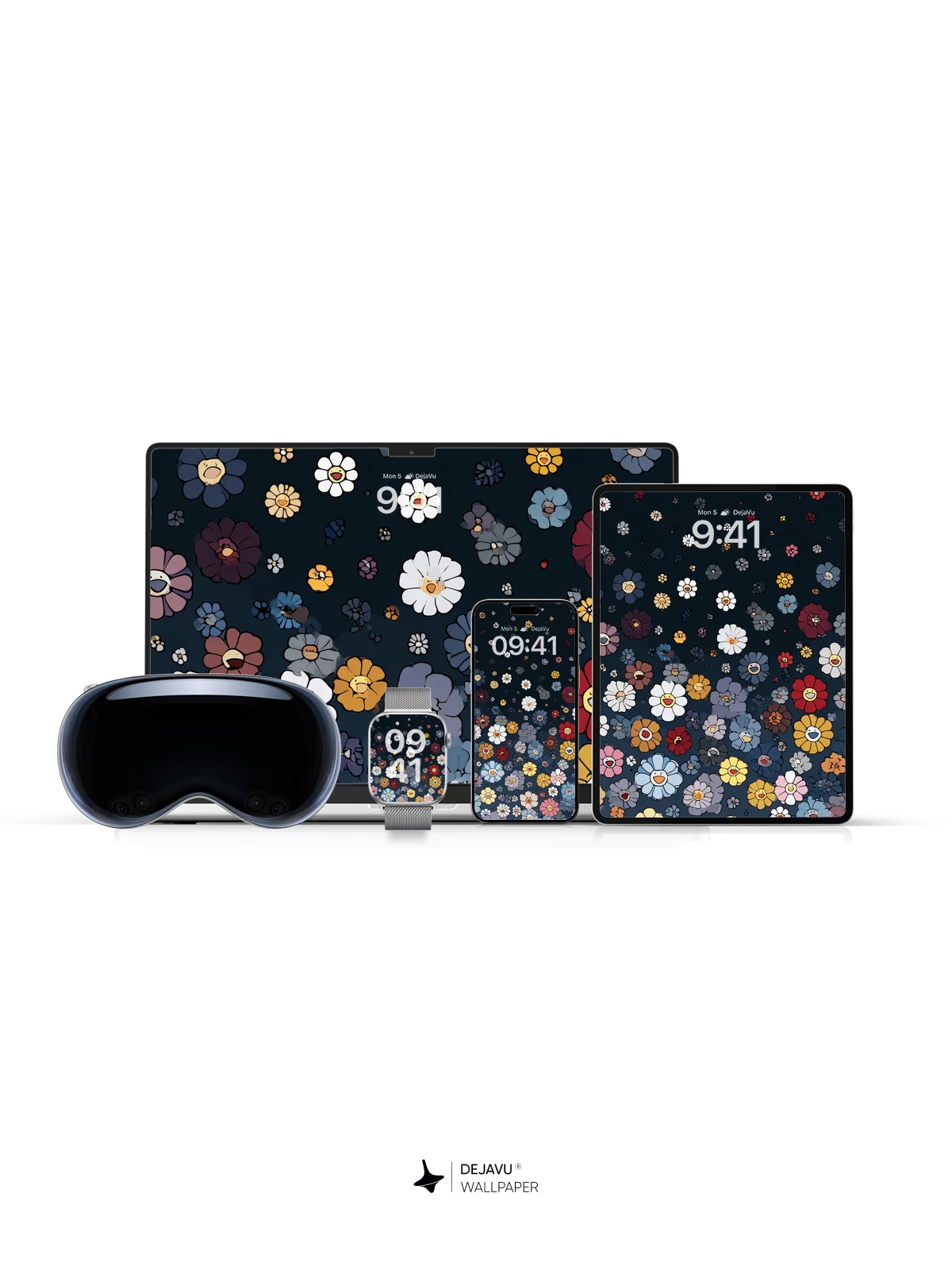 Floral Pattern Wallpaper 4K for iPhone Lock Screen