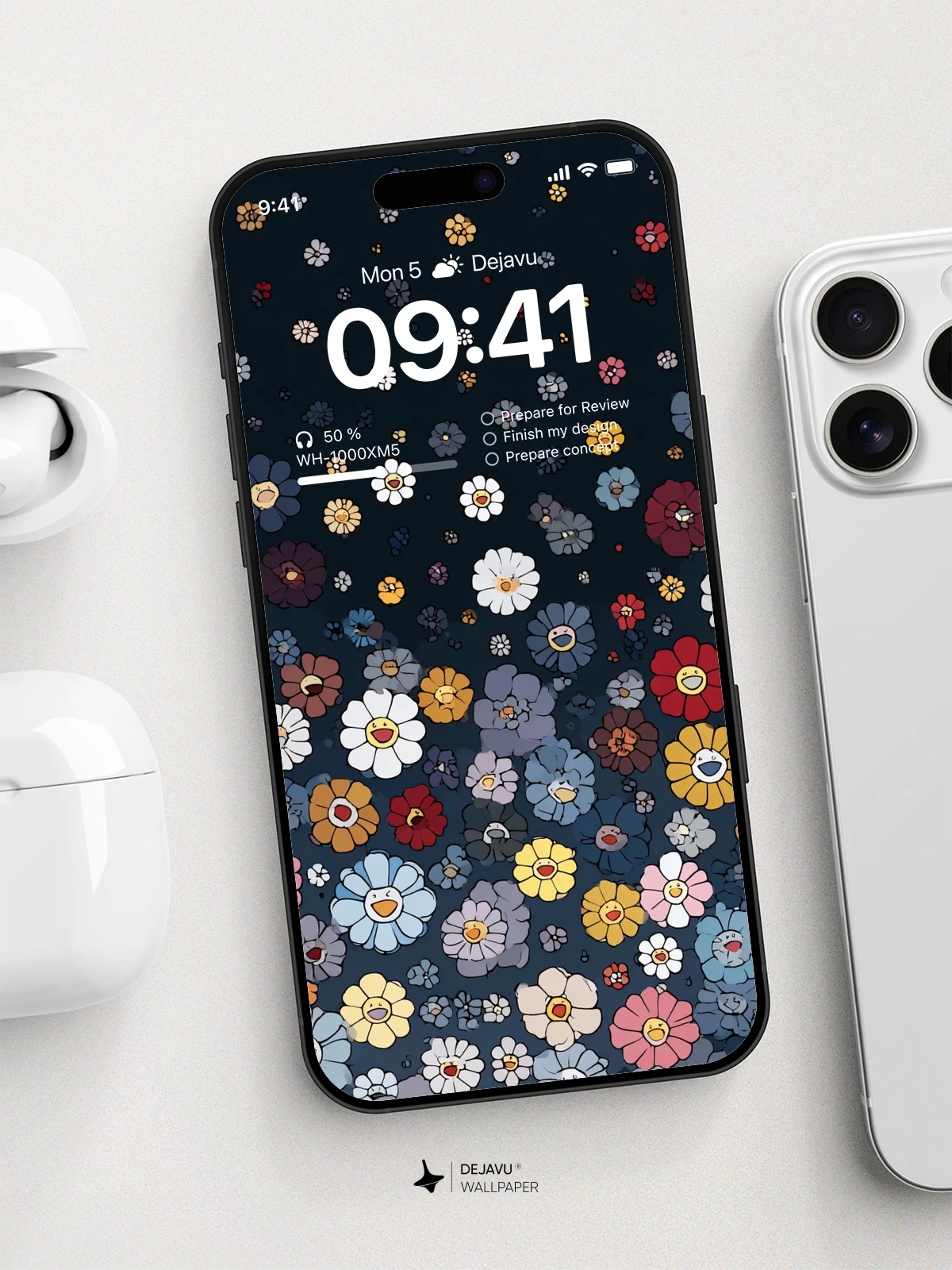 Floral Pattern Wallpaper 4K for iPhone Lock Screen