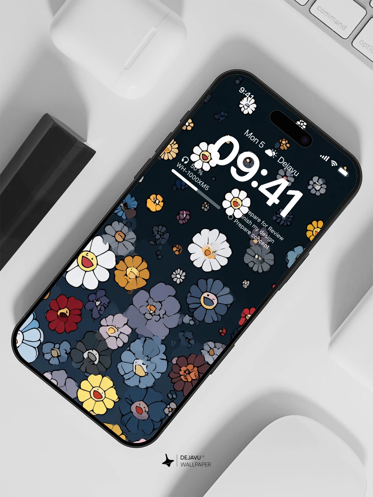 Floral Pattern Wallpaper 4K for iPhone Lock Screen