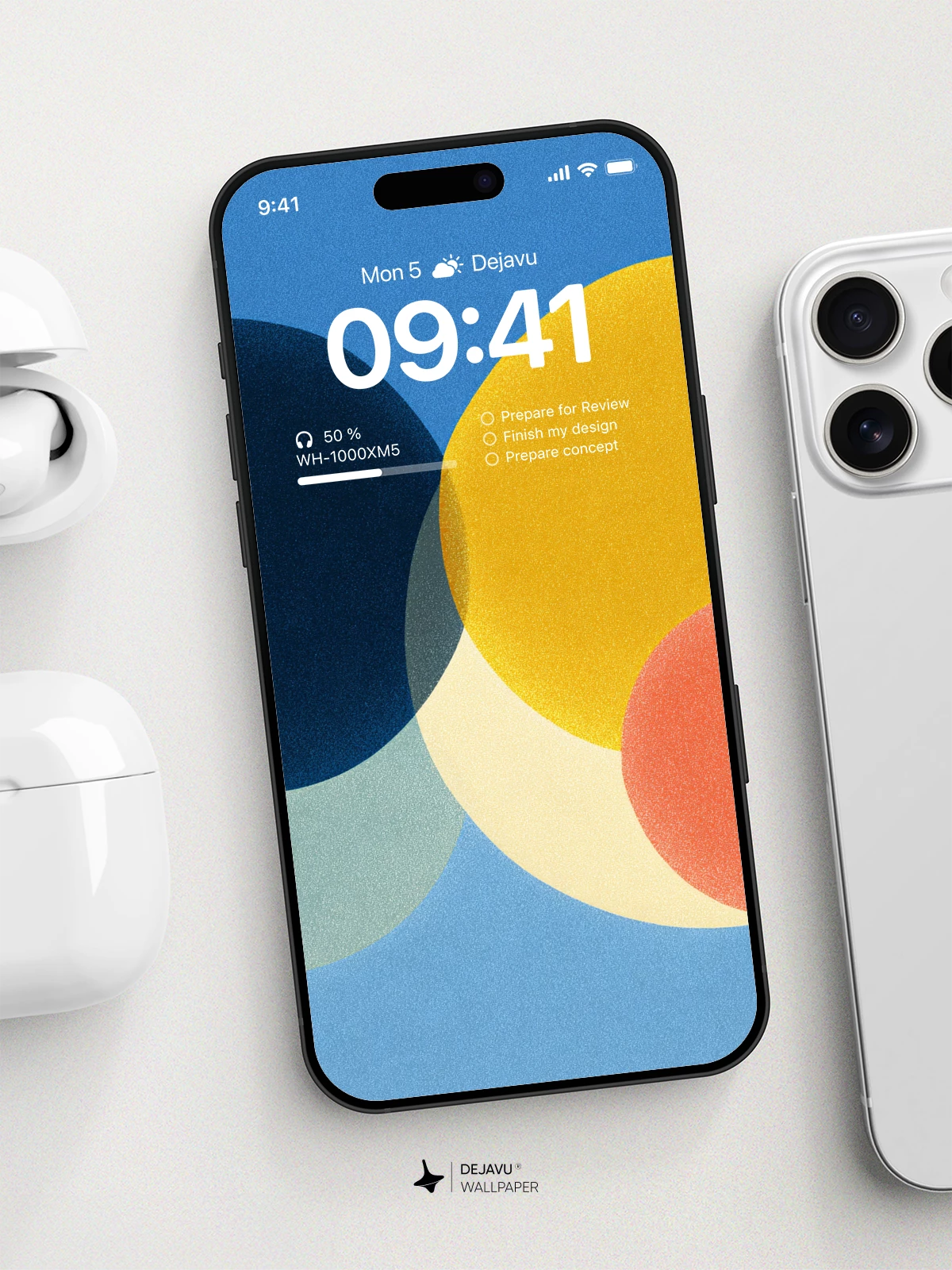 Abstract Circles Wallpaper 4K for iPhone Lock Screen