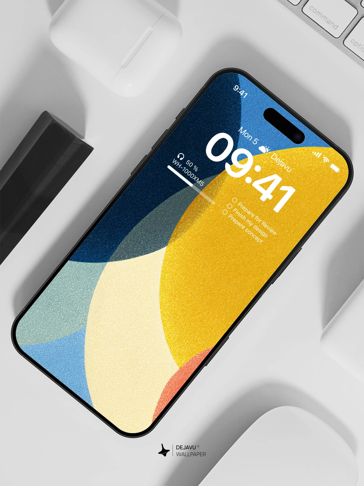 Abstract Circles Wallpaper 4K for iPhone Lock Screen