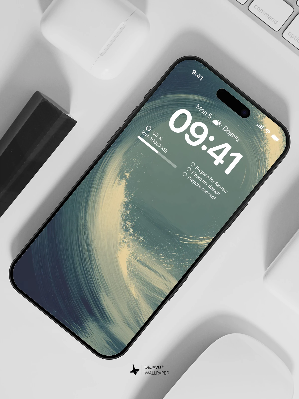 Ocean Wave Wallpaper 4K for iPhone Lock Screen