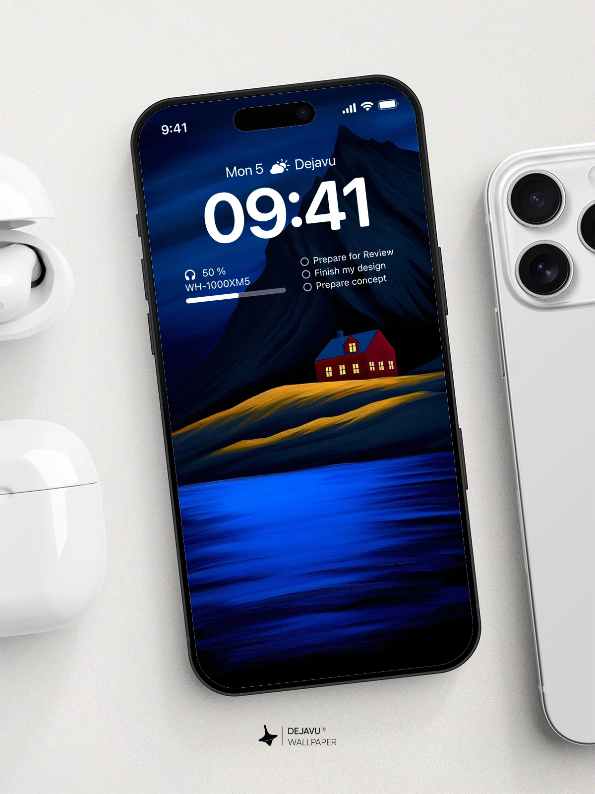Night House Wallpaper 4K for iPhone Lock Screen