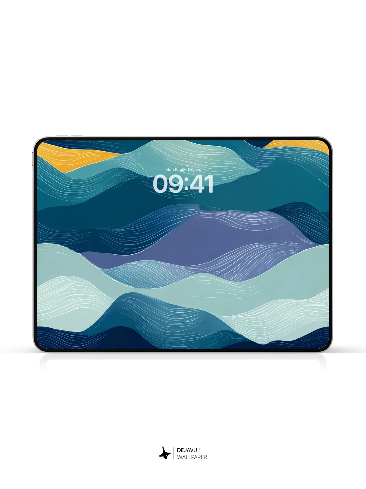 Abstract Wave Pattern Wallpaper 4K for iPhone Lock Screen