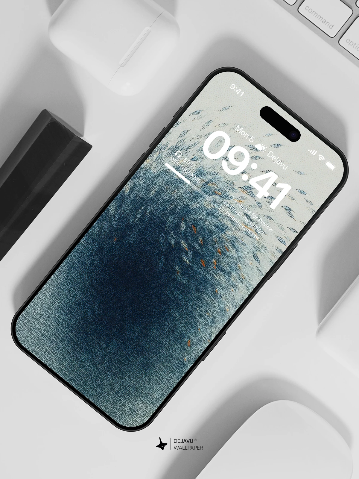 Fish School Wallpaper 4K for iPhone Lock Screen