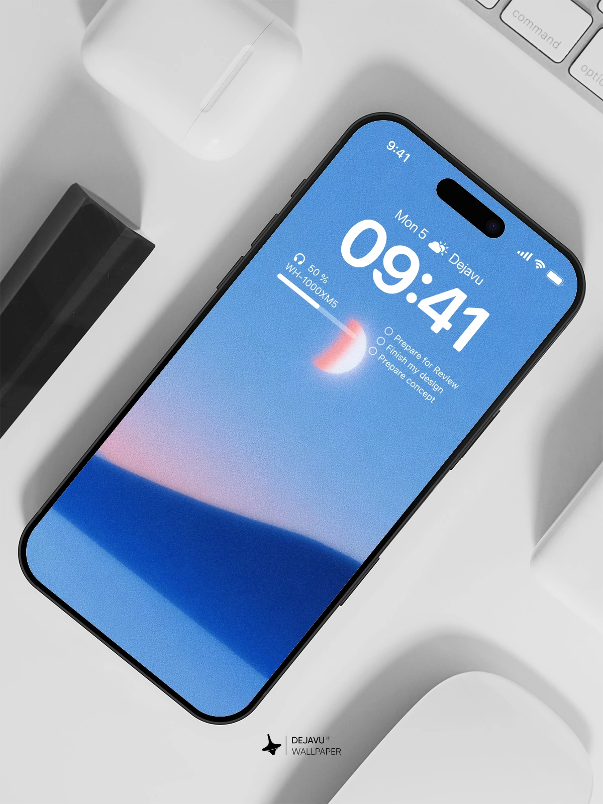 Moon Landscape Wallpaper 4K for iPhone Lock Screen