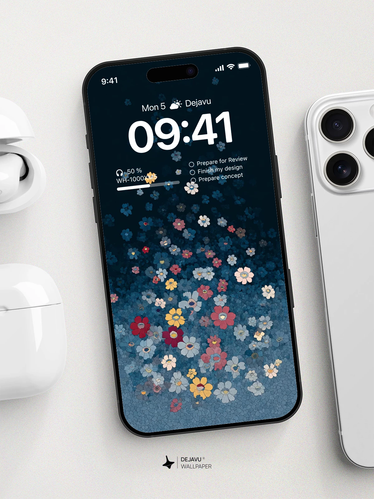 Colorful Flower Wallpaper 4K for iPhone Lock Screen