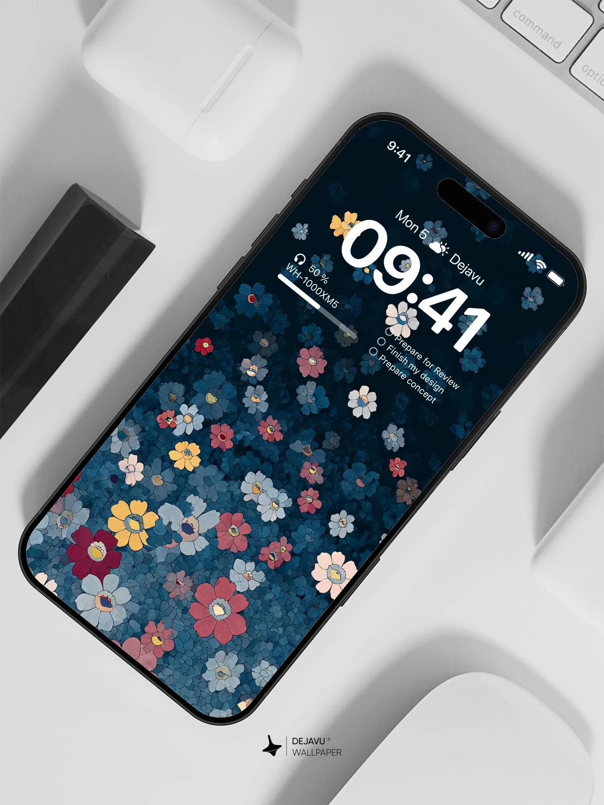 Colorful Flower Wallpaper 4K for iPhone Lock Screen
