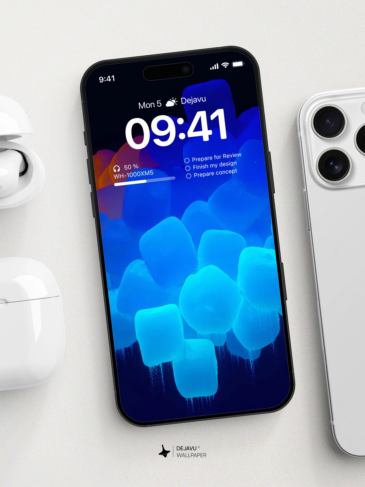 Glowing Jellyfish Wallpaper 4K for iPhone Lock Screen