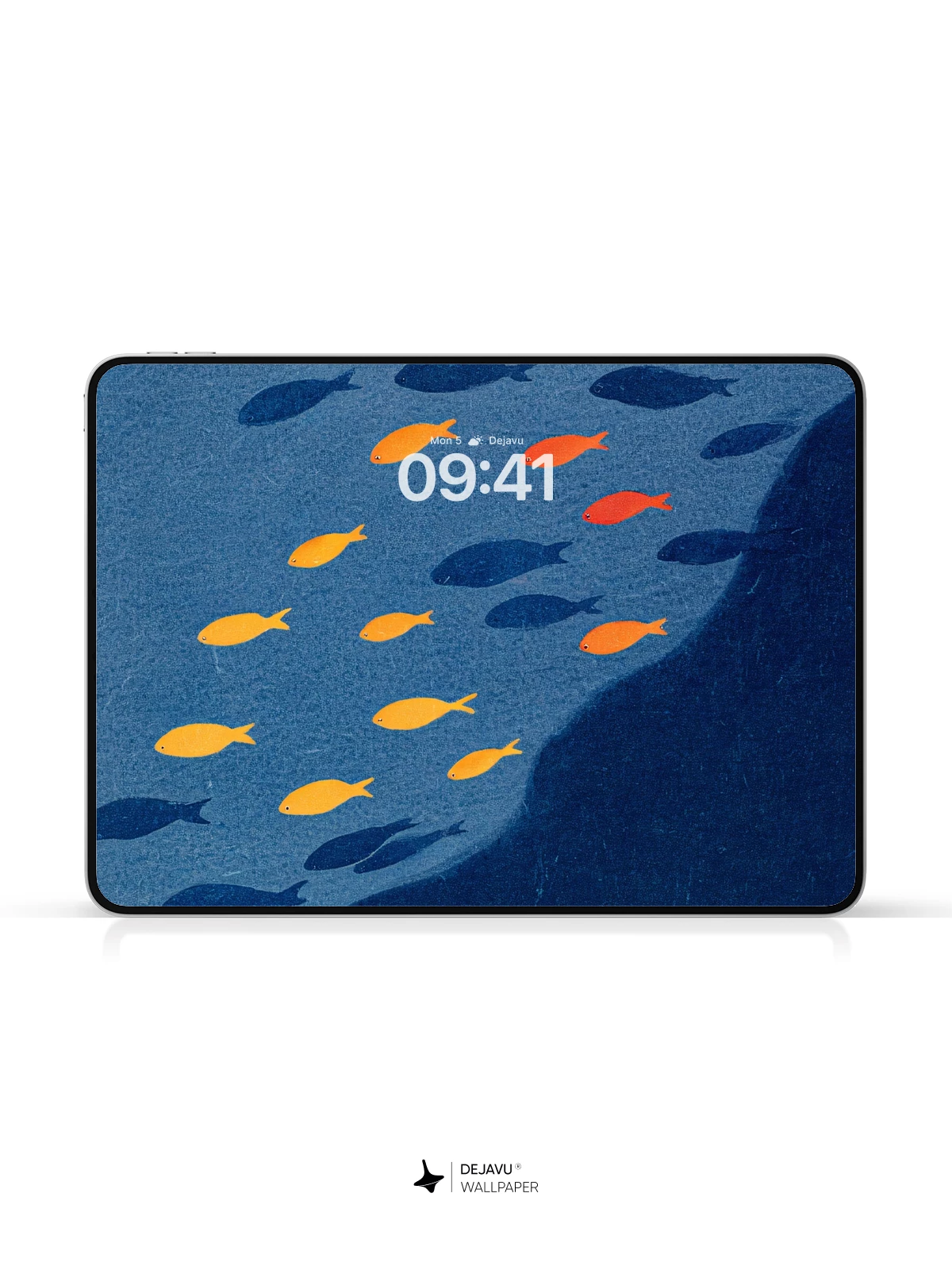 Blue Ocean Fish Wallpaper 4K for iPhone Lock Screen