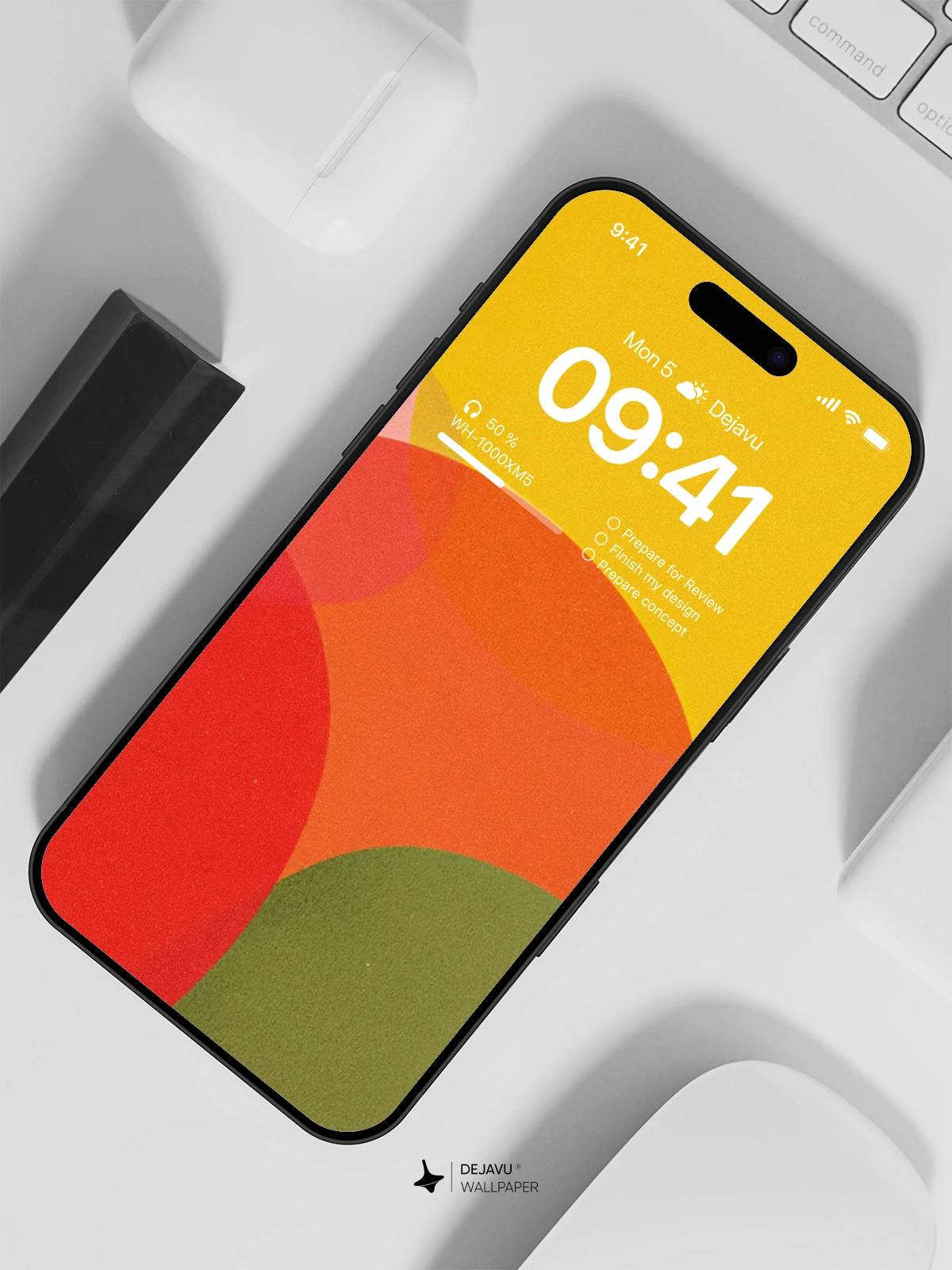 Abstract Geometric Shapes Wallpaper 4K for iPhone Lock Screen