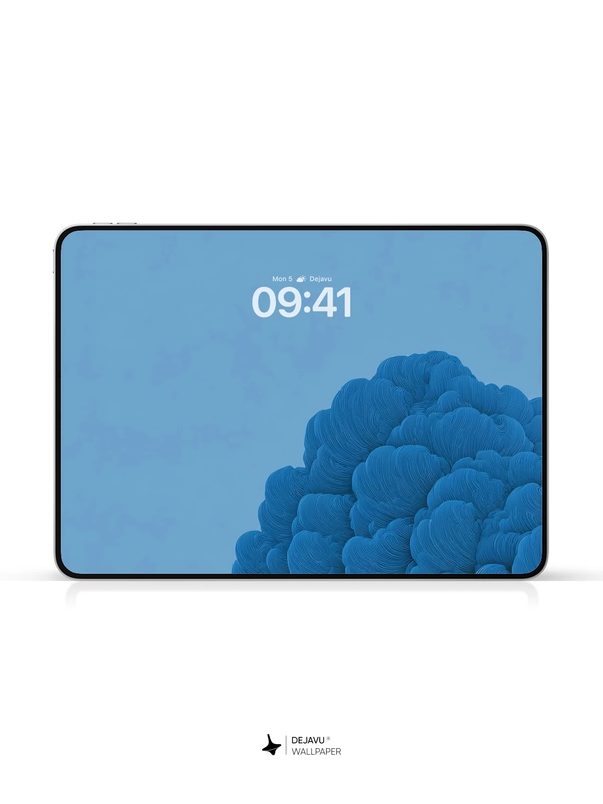 Blue Clouds Wallpaper 4K for iPhone Lock Screen
