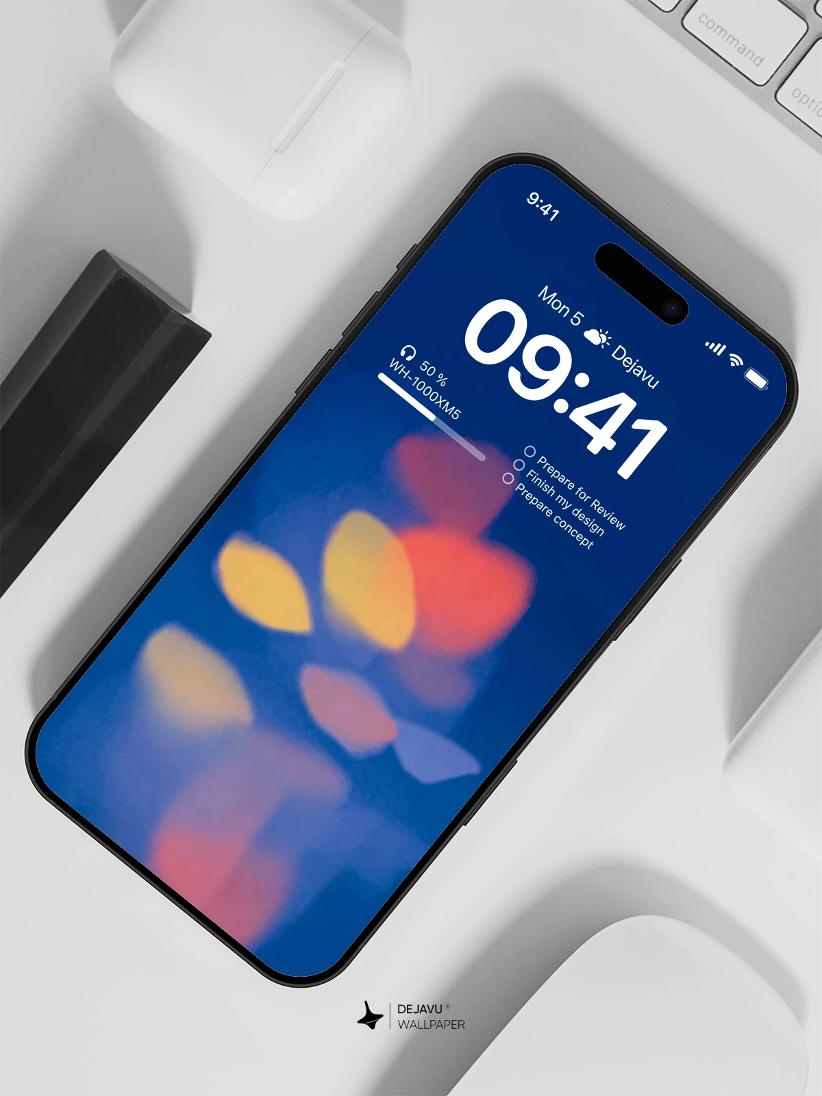 Abstract Light Blur Wallpaper 4K for iPhone Lock Screen