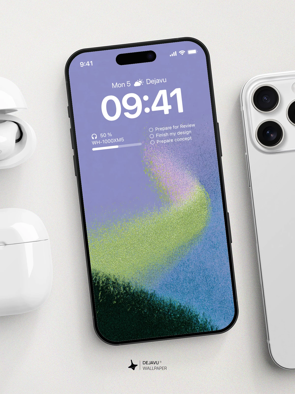 Abstract Colorful Gradient Wallpaper 4K for iPhone Lock Screen